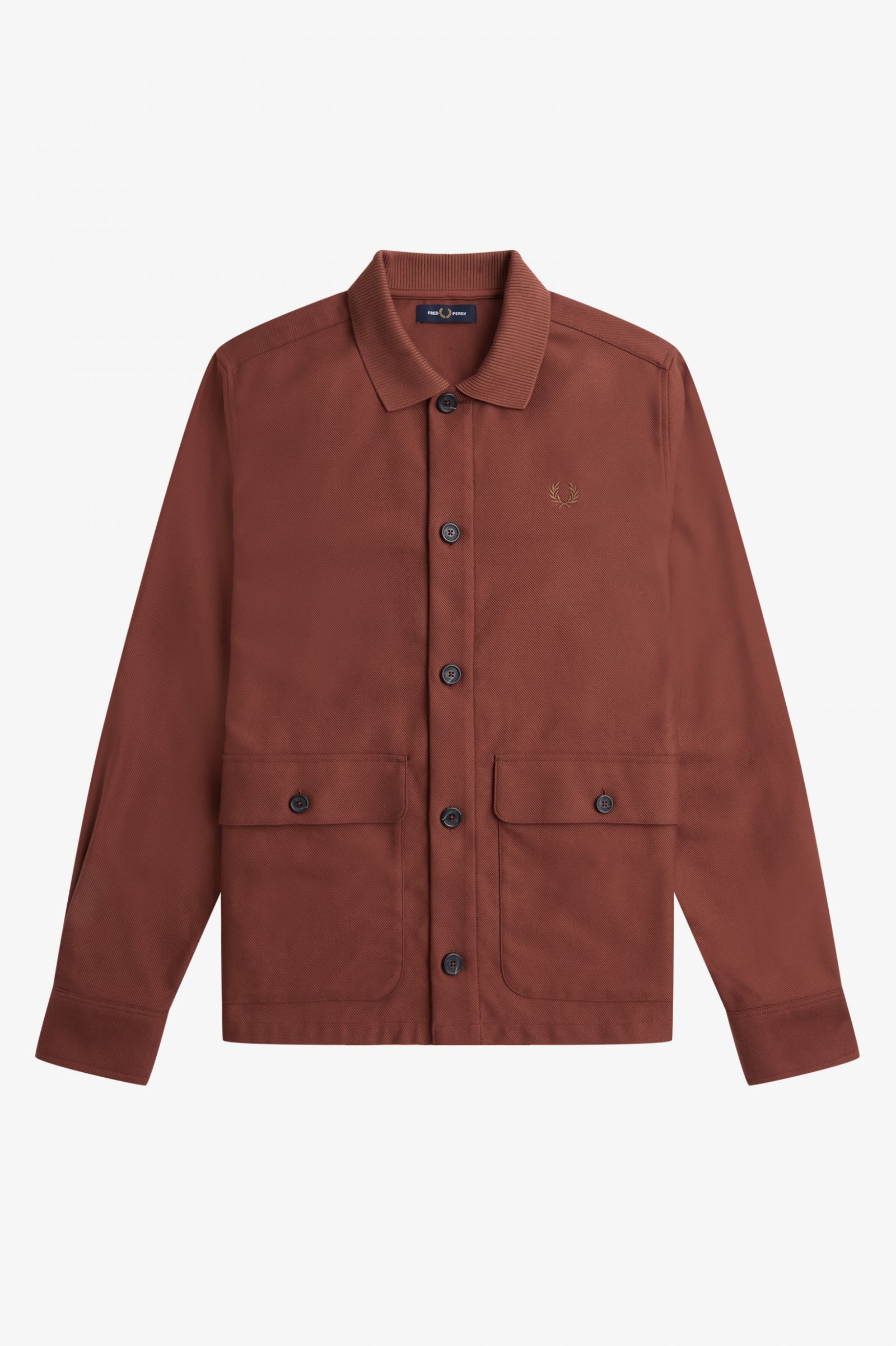 Utility Pocket Overshirt Whisky Brown 7038705