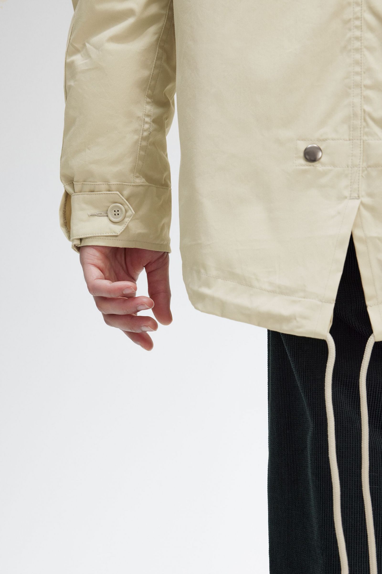 Short Padded Parka Light Oyster 7038275