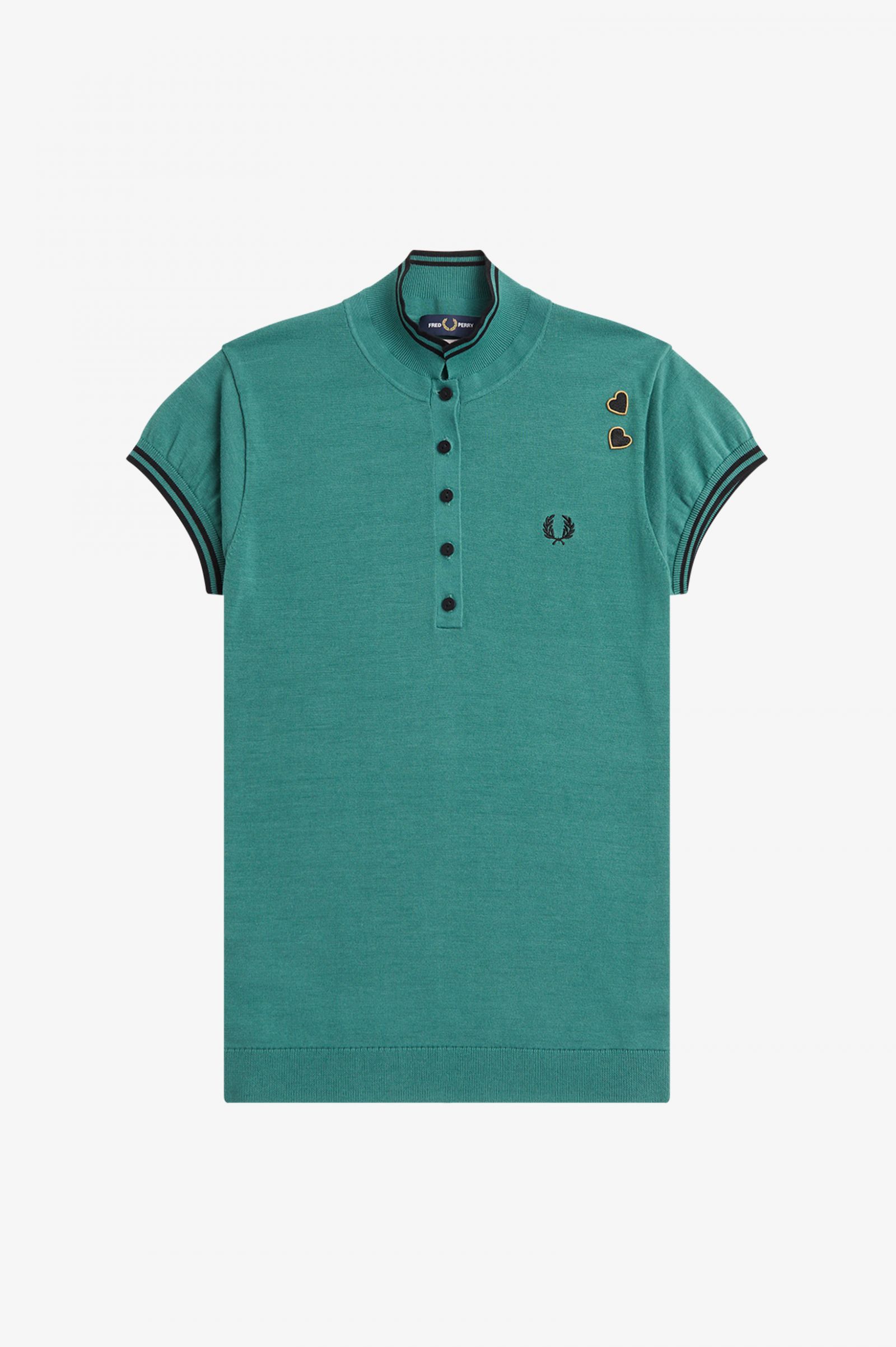 Amy Winehouse FoundationKnitted Shirt Deep Mint 7039327
