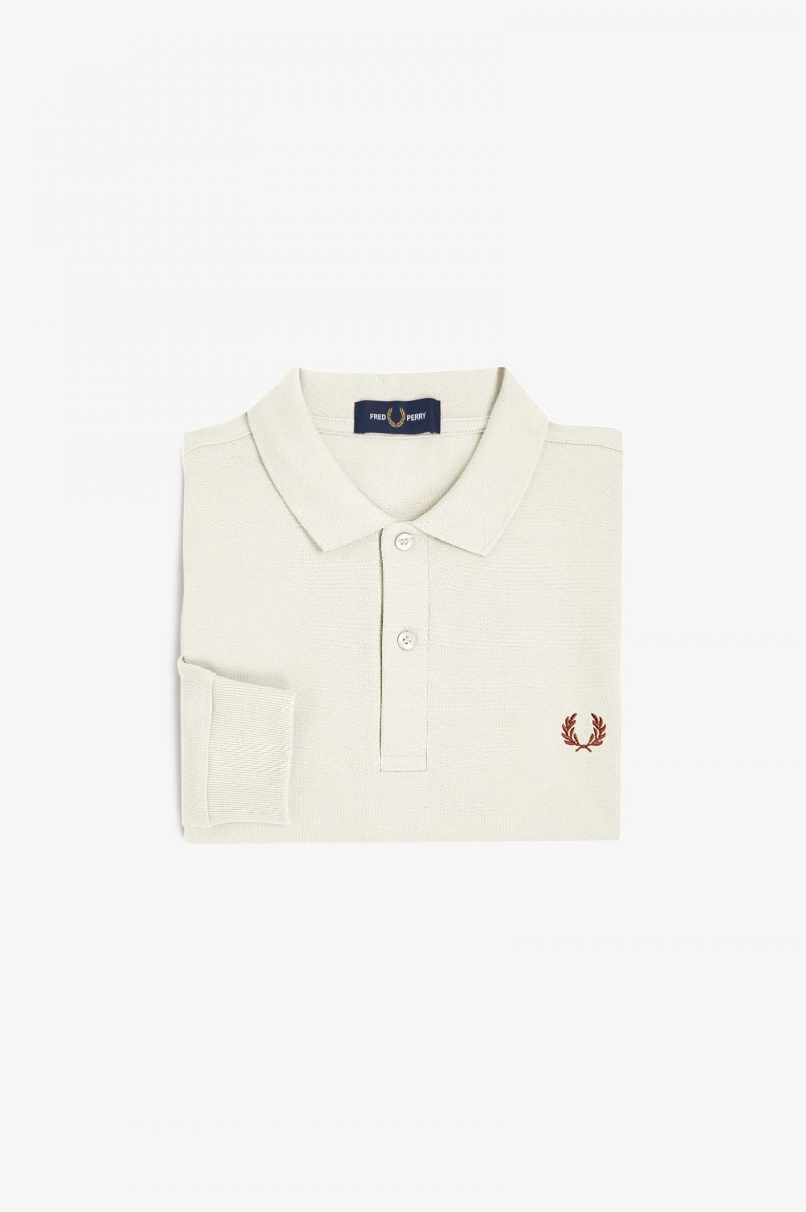 The Fred Perry ShirtM6006 Ecru Whisky Brown 7038669