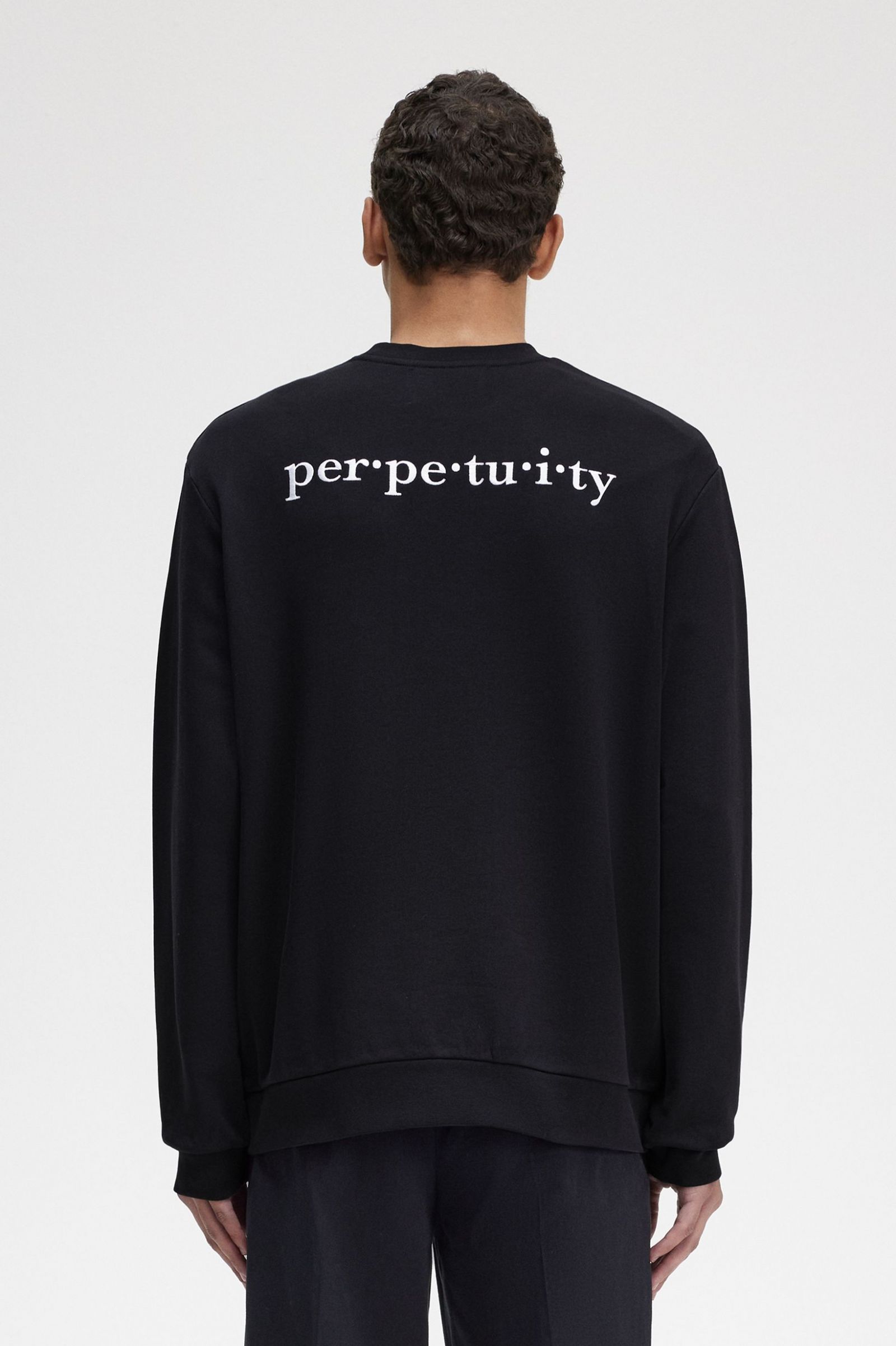 Raf SimonsEmbroidered Sweatshirt Black 7038628