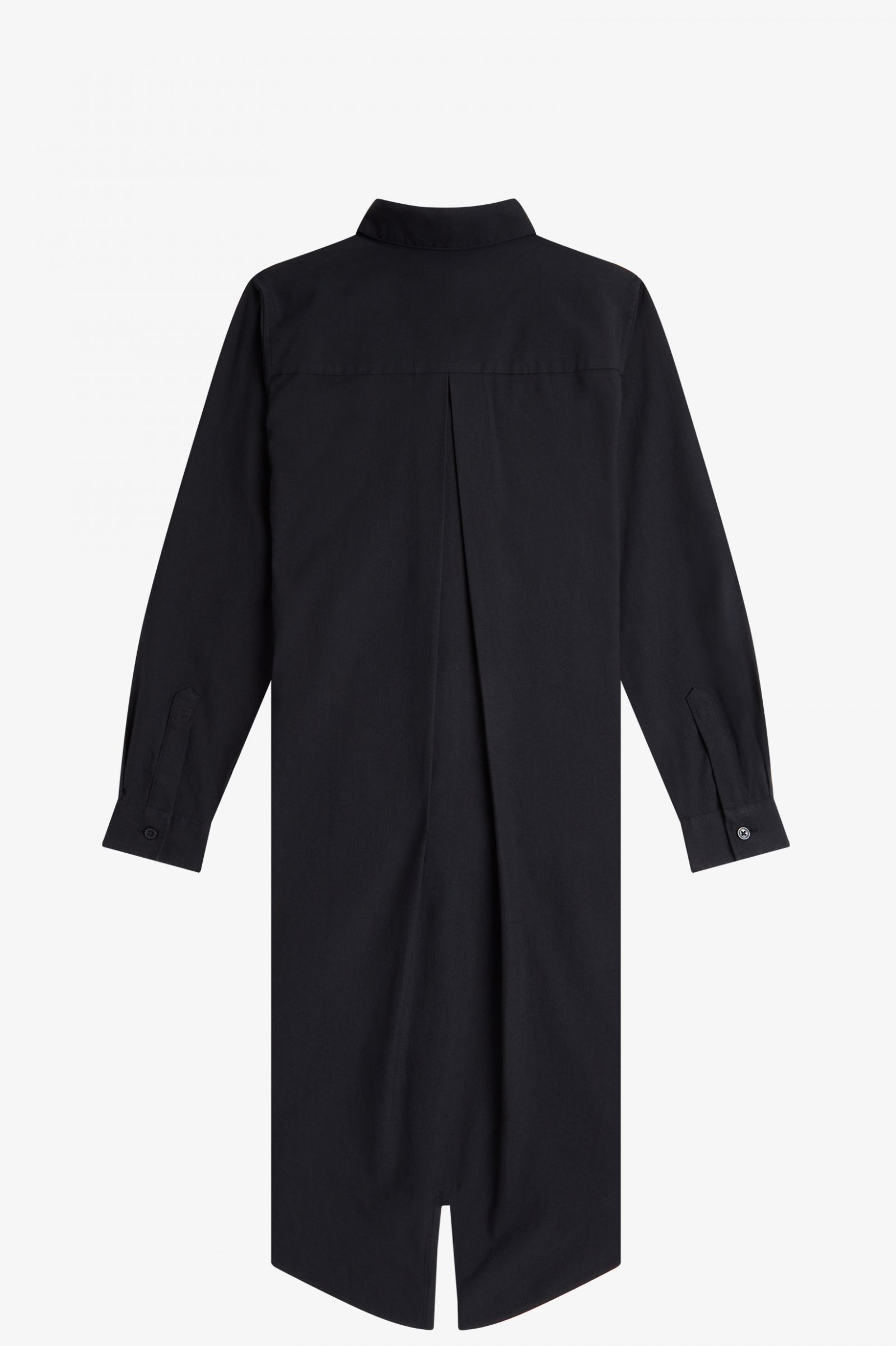Fishtail Hem Shirt Dress Black 7039298