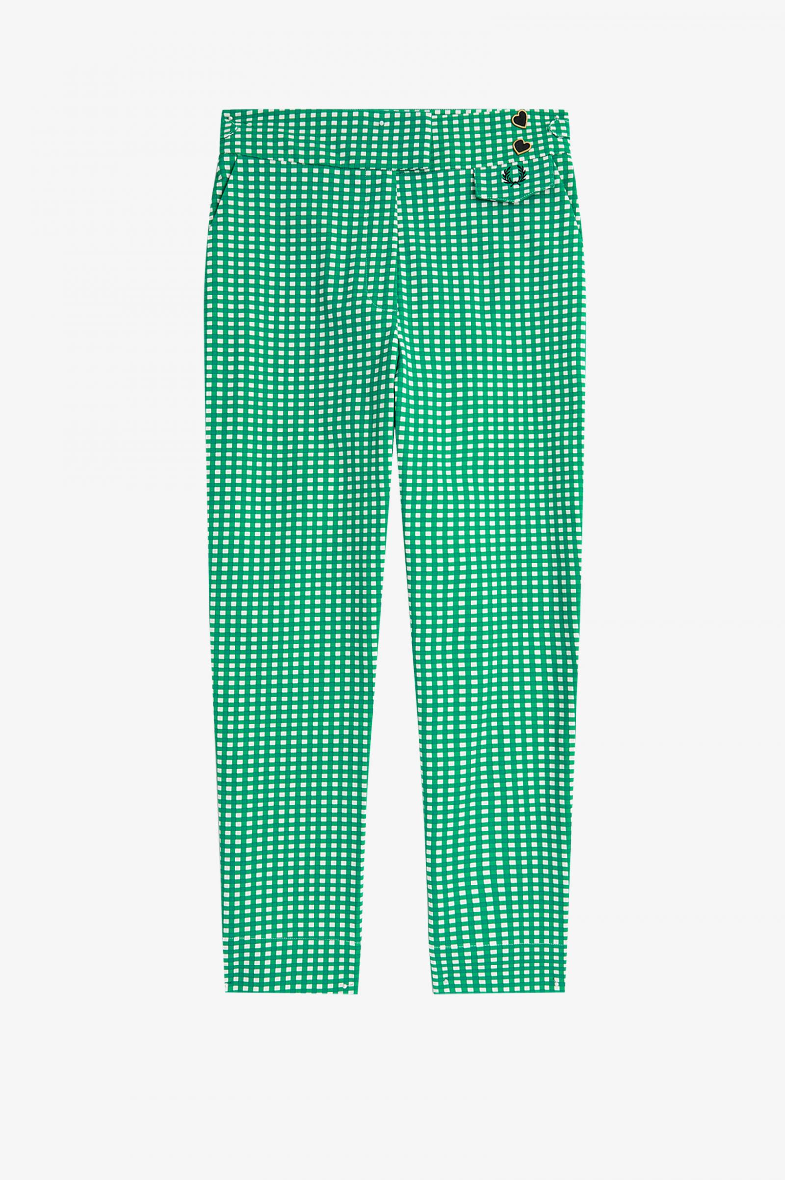Amy Winehouse FoundationGingham Trousers Milky Pink 7037952