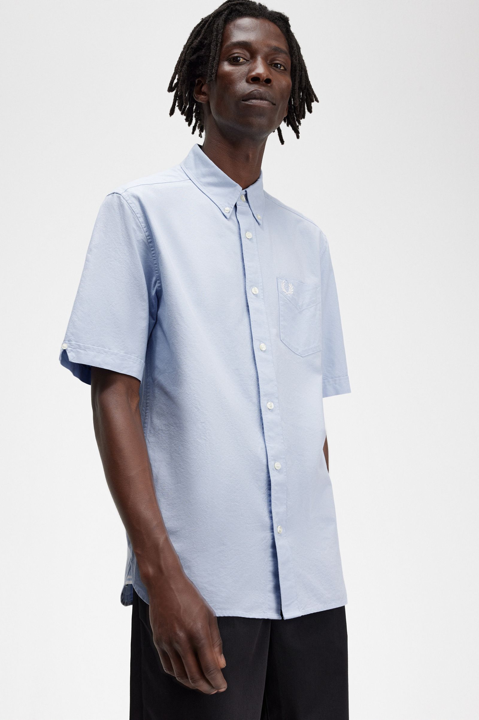 Oxford Shirt Light Smoke 7038735