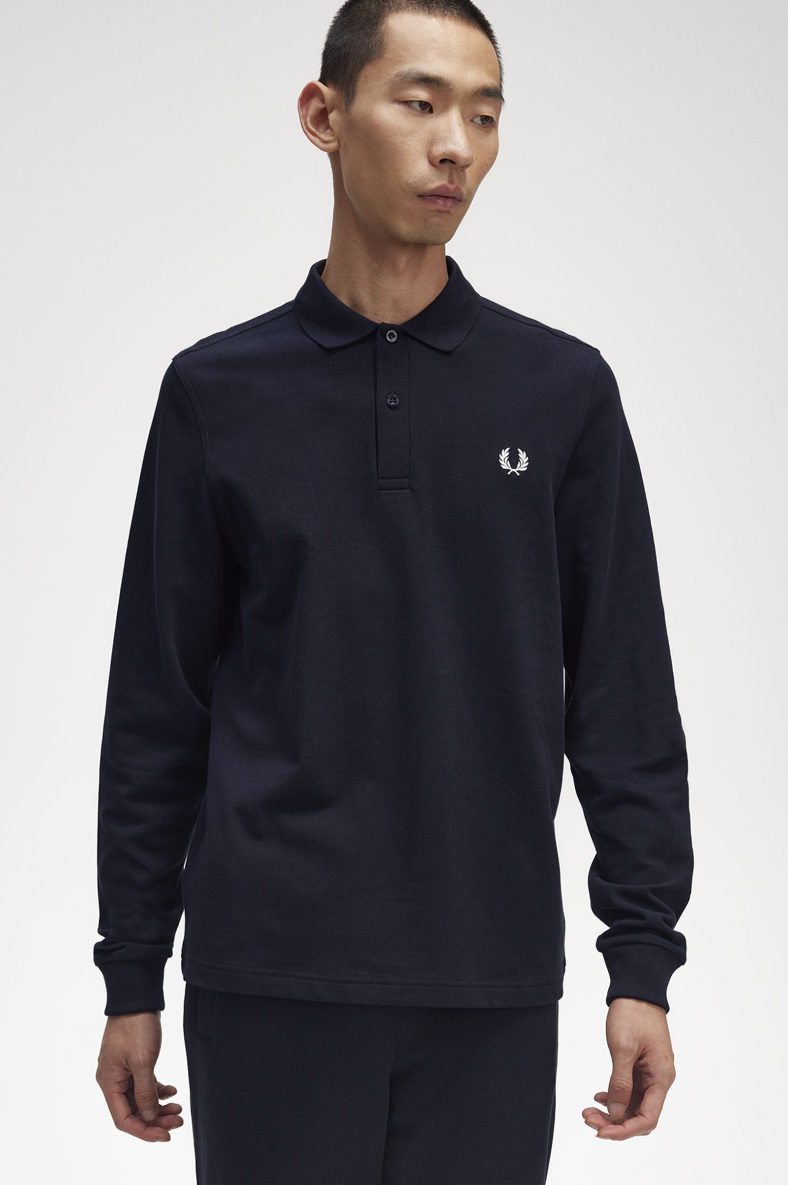 The Fred Perry ShirtM6006 Navy / White 7038546