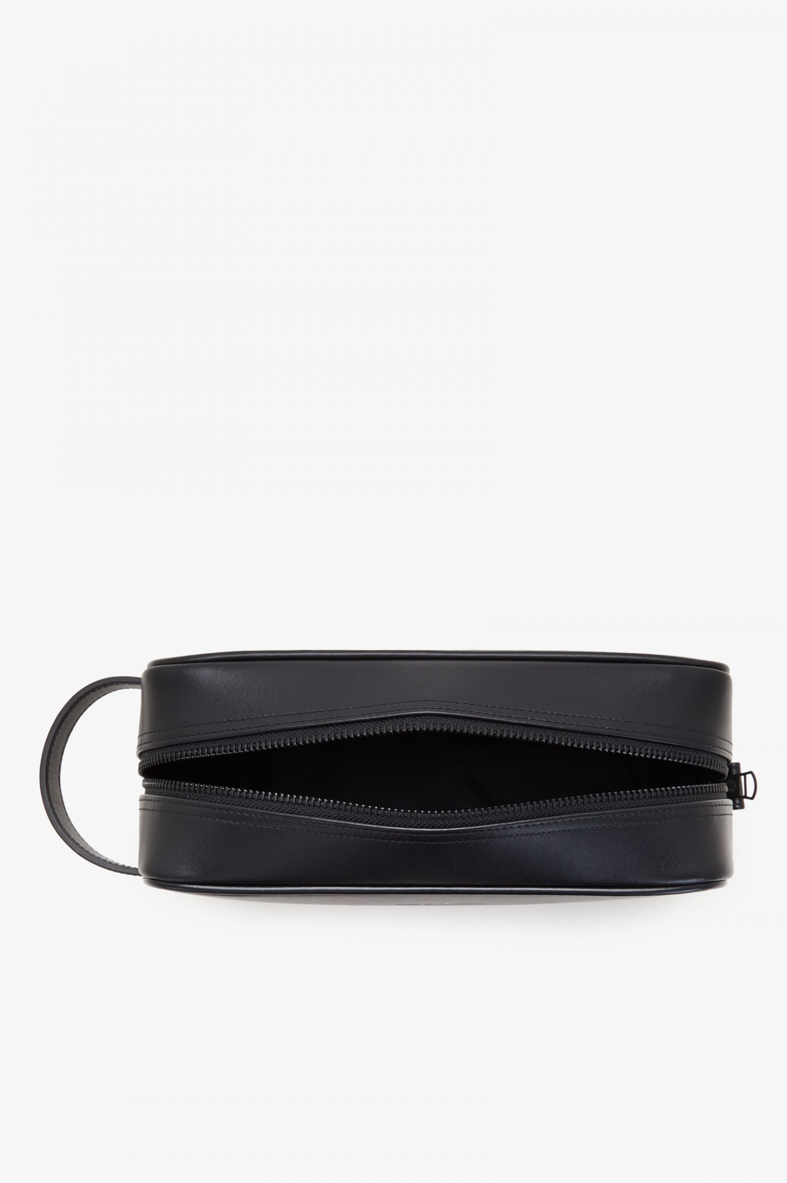 Burnished Leather Washbag Black 7038251