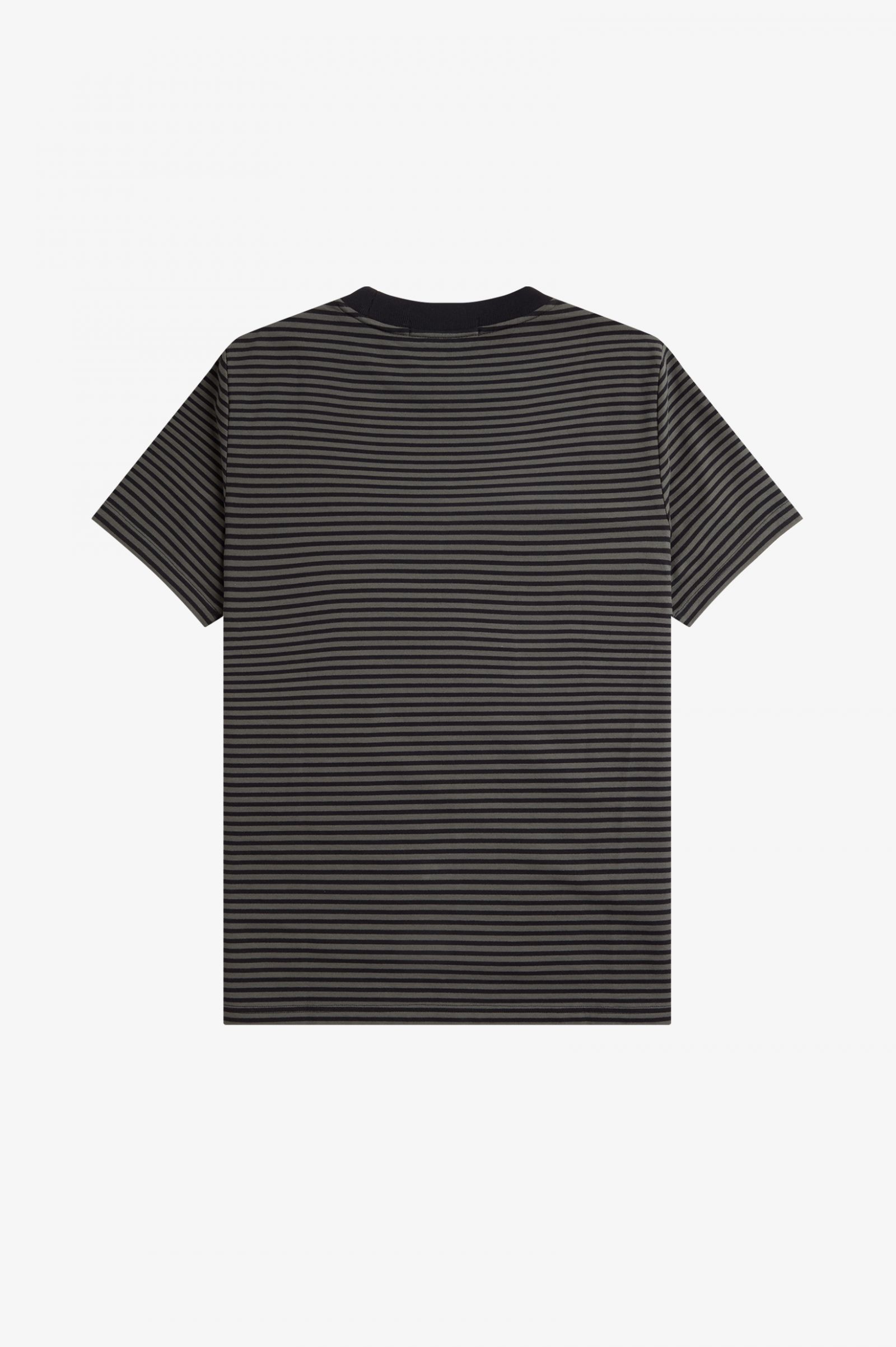 Fine Stripe Heavyweight T-Shirt Black / Field Green 7038959