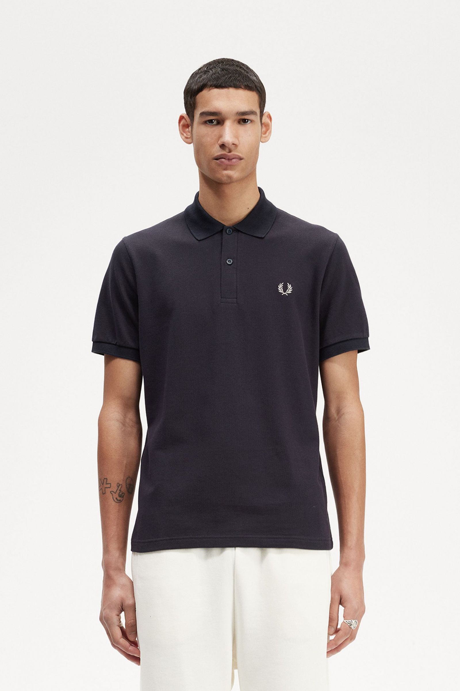 The Fred Perry ShirtM3 Navy / Light Oyster 7039087