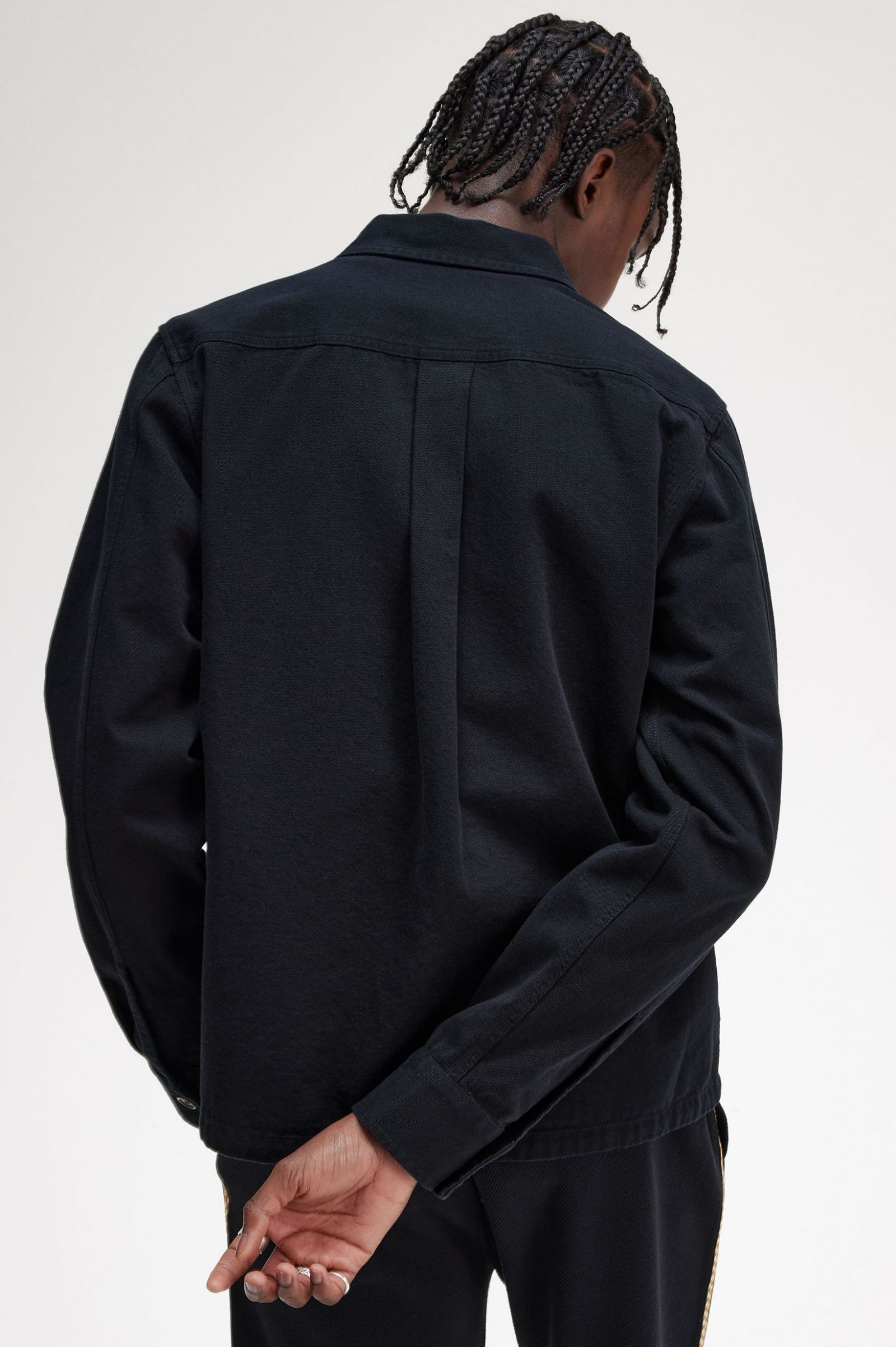 Twill Overshirt Black 7038491