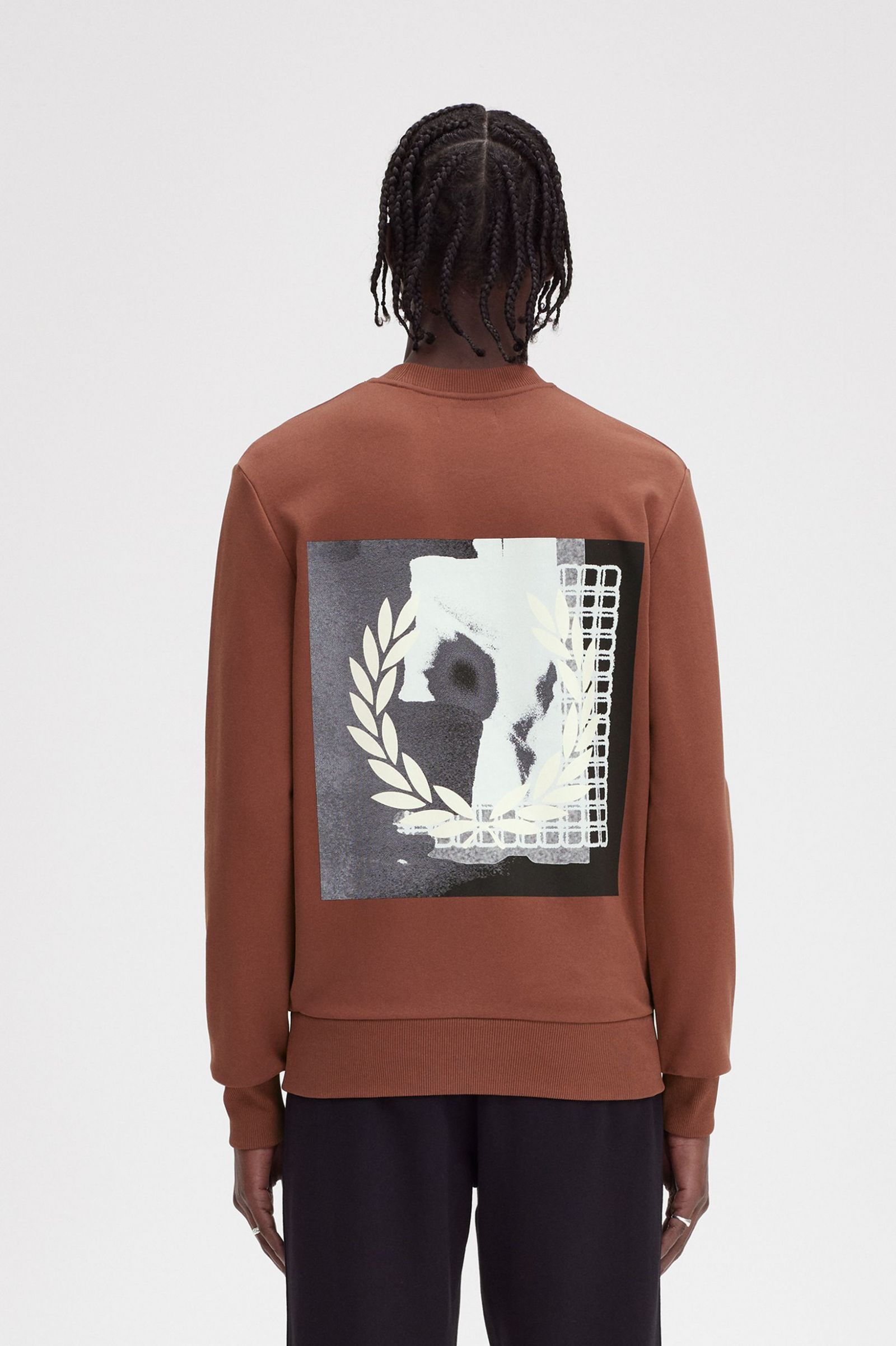 Rave Graphic Sweatshirt Whisky Brown 7038453