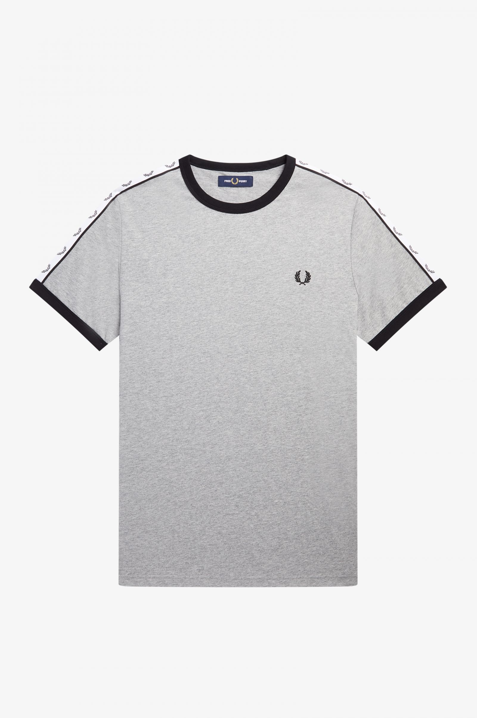 Taped Ringer T-Shirt Steel Marl 7038987