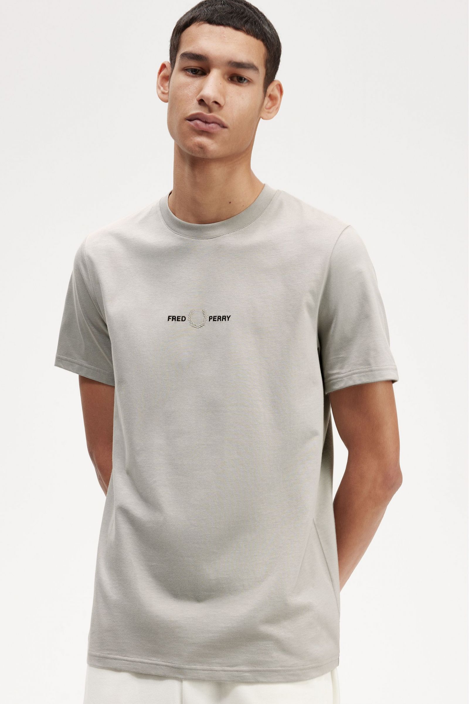 Embroidered T-Shirt Limestone 7038913