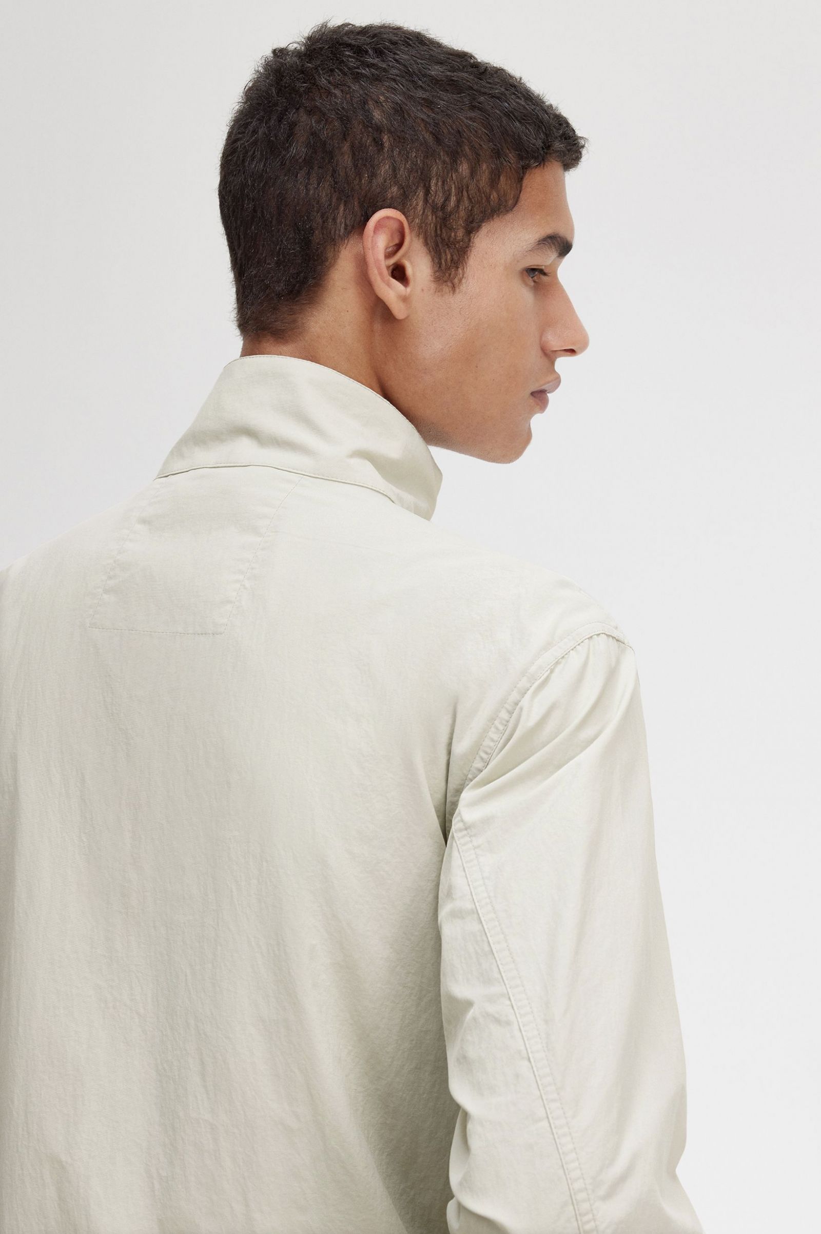 Woven Track Jacket Light Oyster 7039124