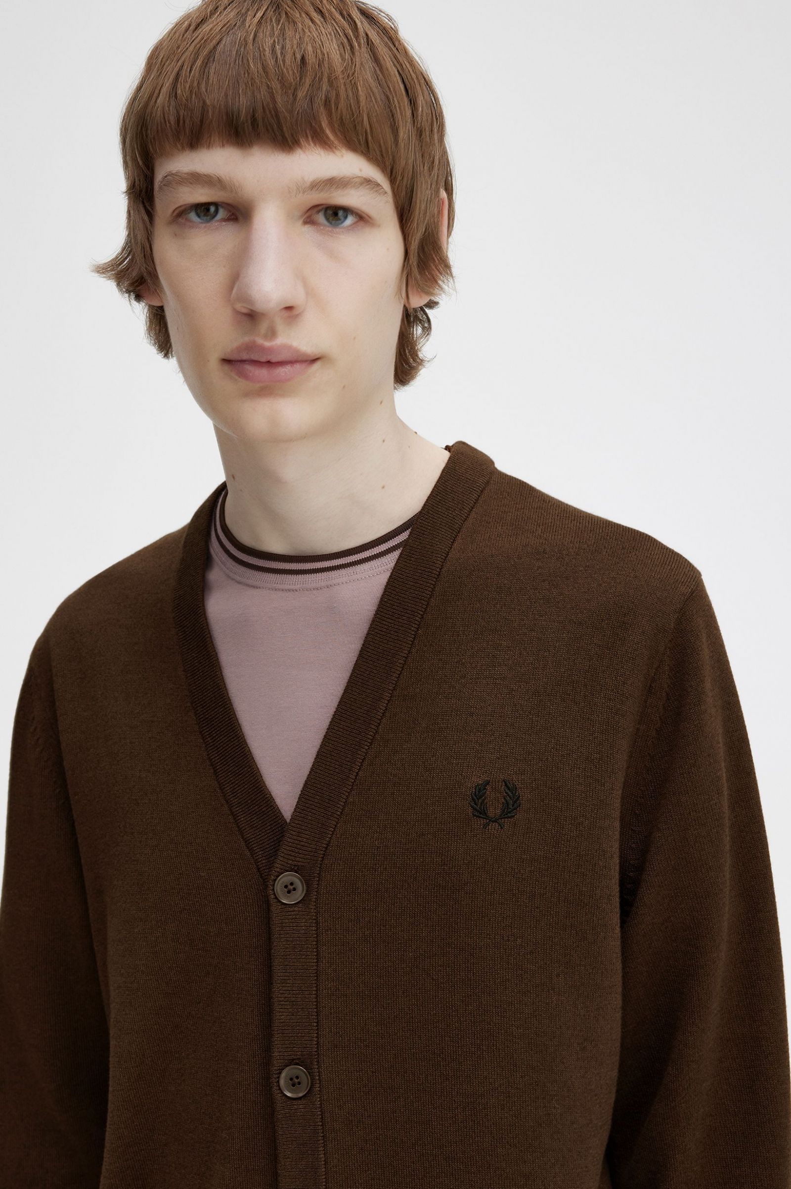 Classic Cardigan Burnt Tobacco 7038374