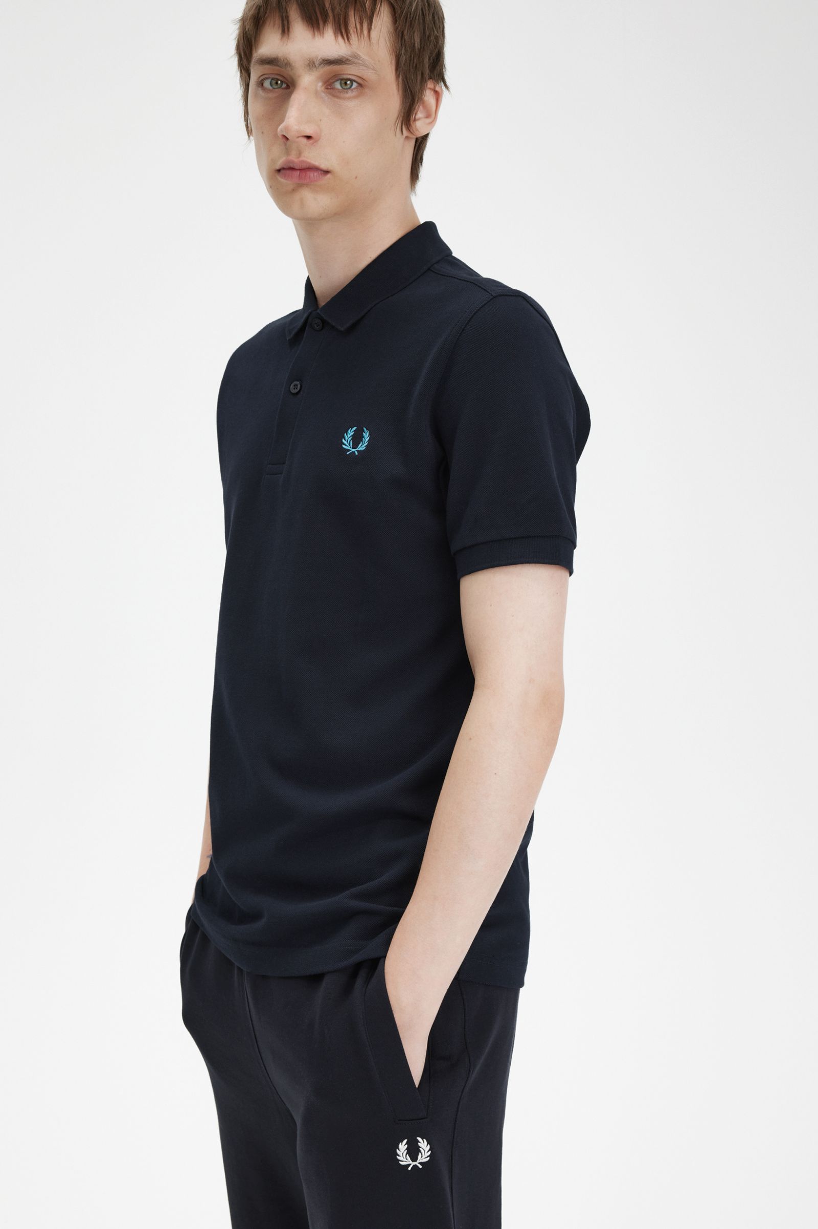 The Fred Perry ShirtM6000 Navy / Cyber Blue 7039057