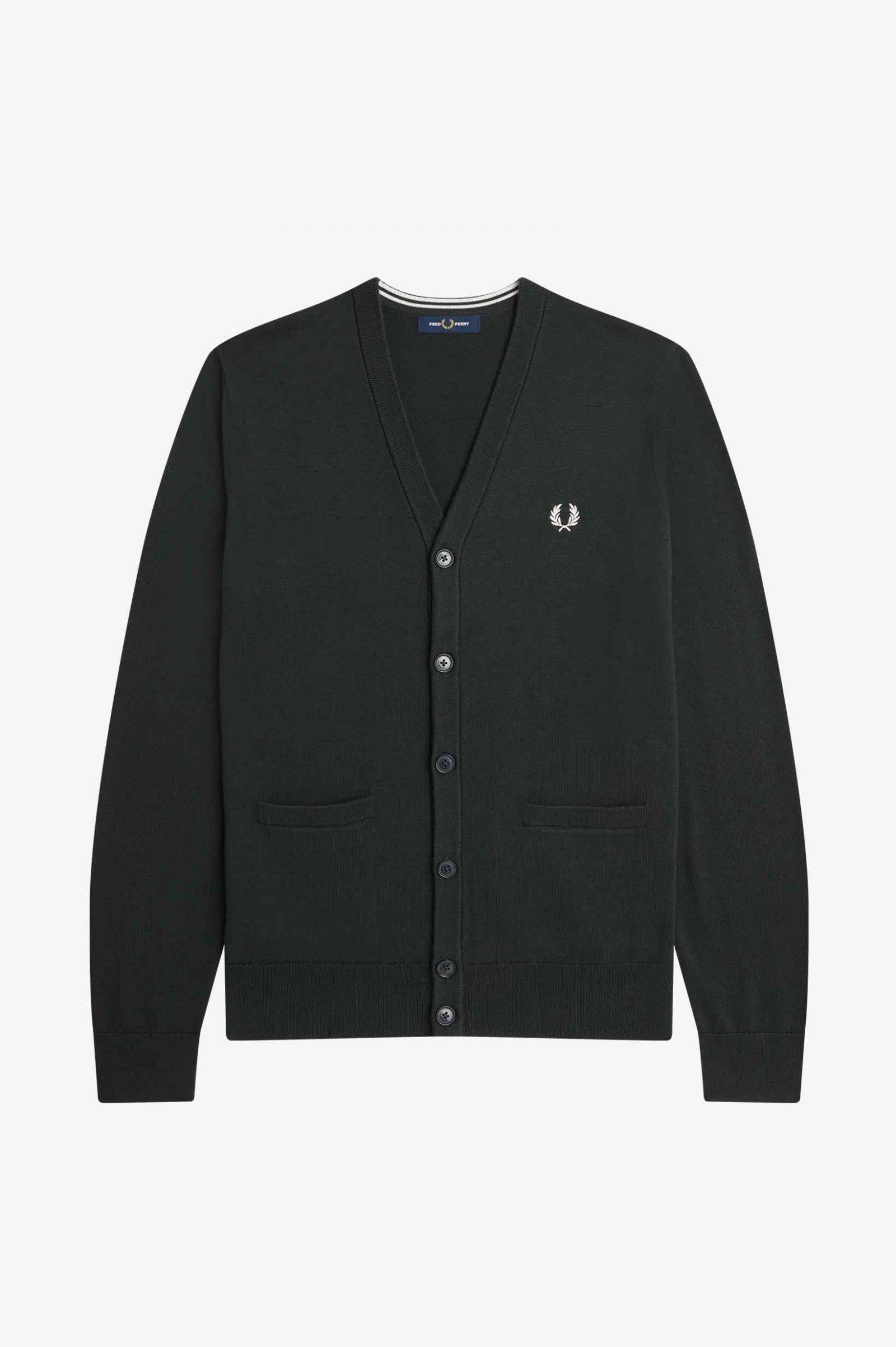 Classic Cardigan Night Green 7038658