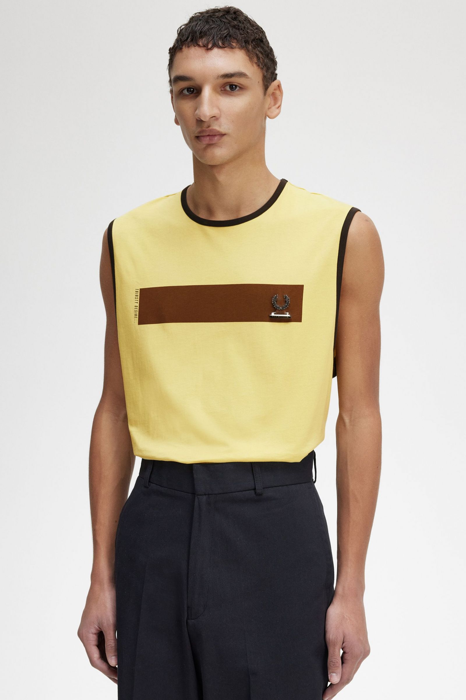 Raf SimonsPrinted Vest Dirty Lime 7038626
