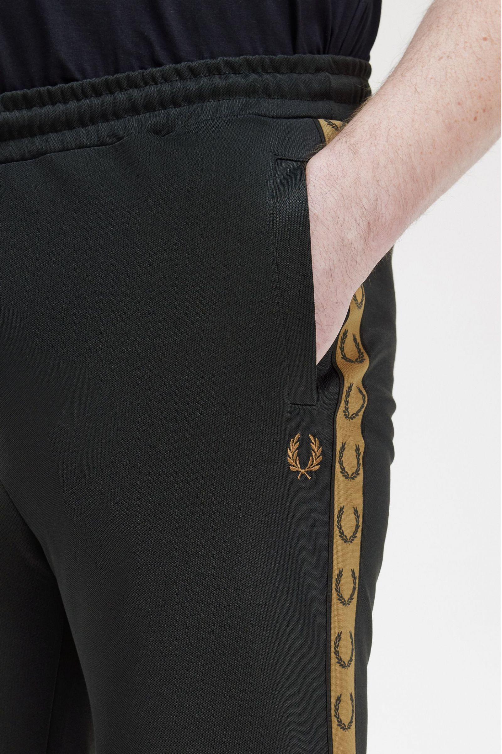 Taped Track Pants Black / Shaded Stone 7039146