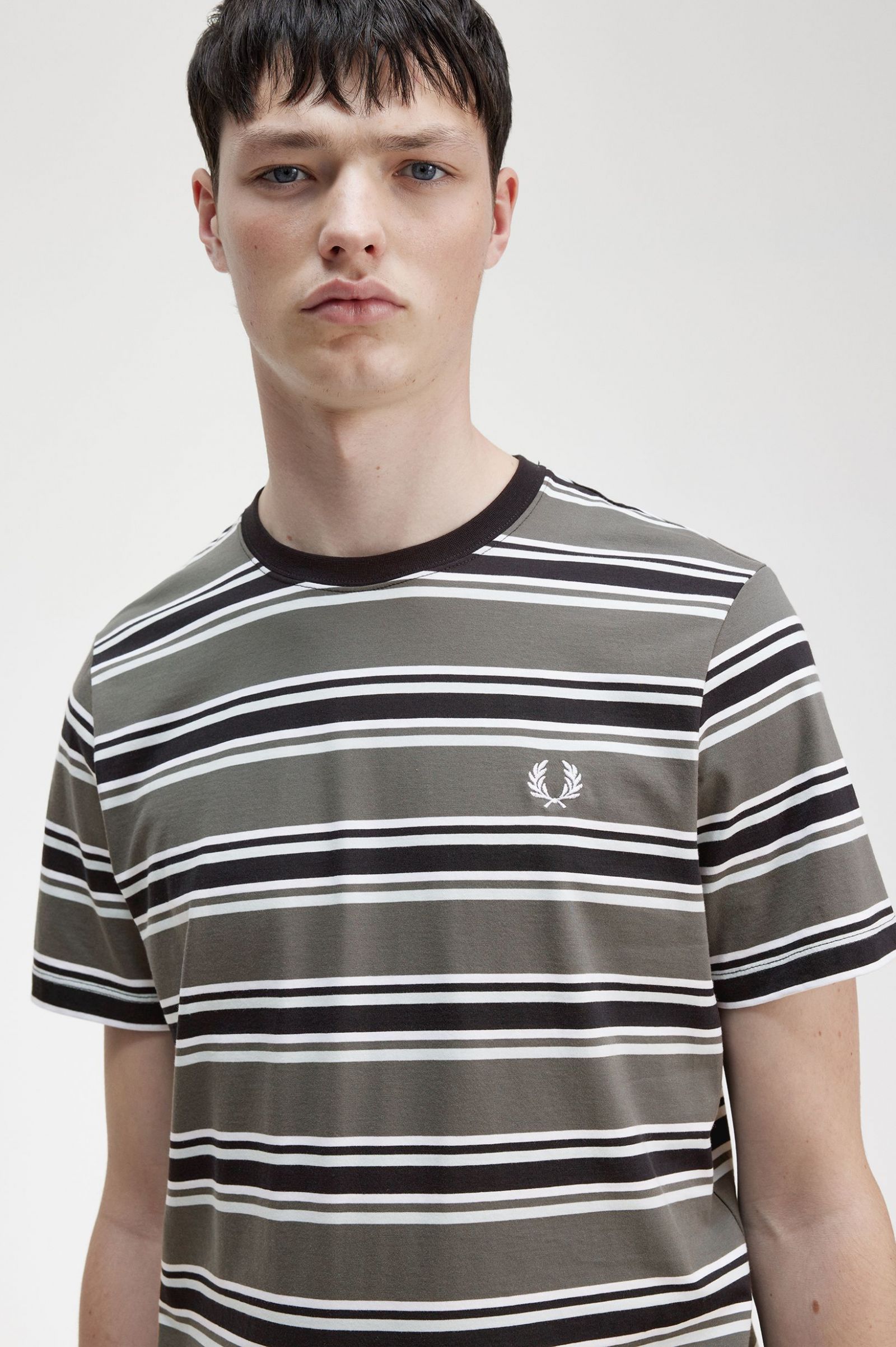 Stripe T-Shirt Field Green 7038983