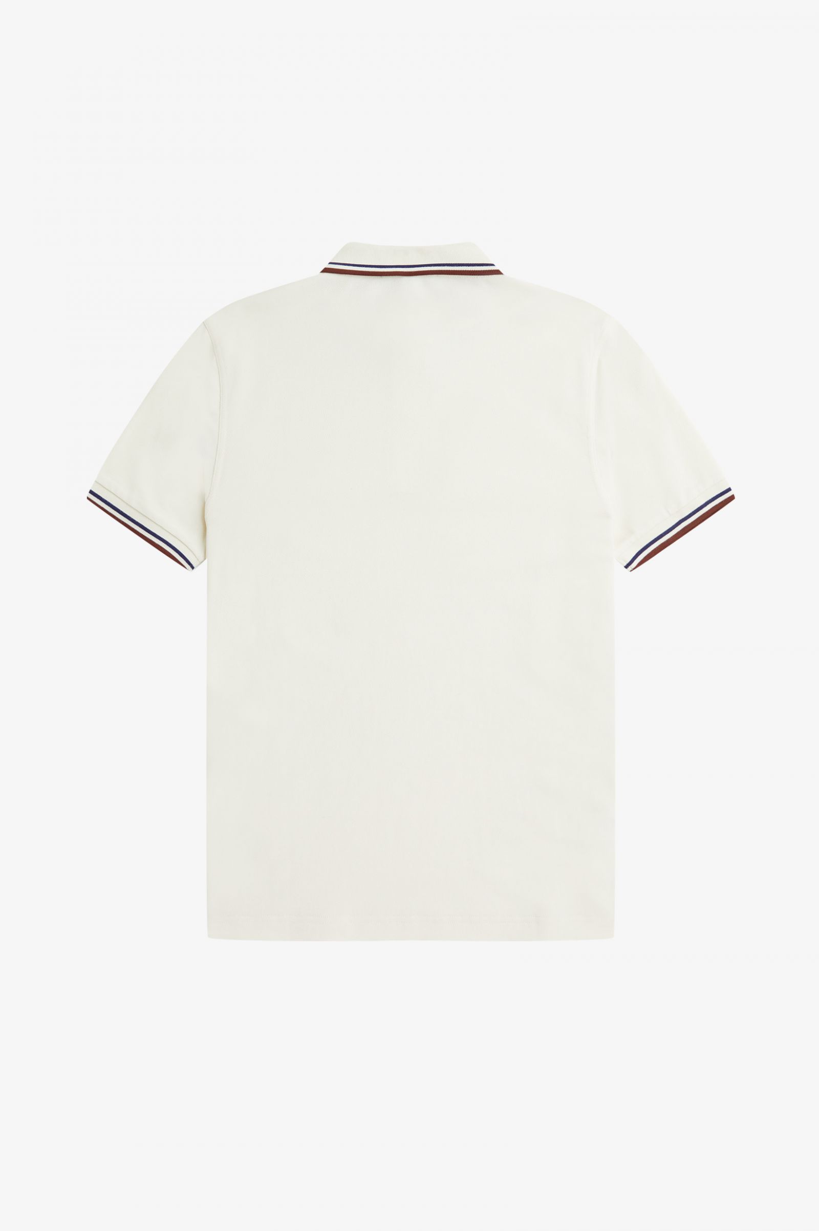 The Fred Perry ShirtM3600 Ecru / French Navy / Whisky Brown 7038609