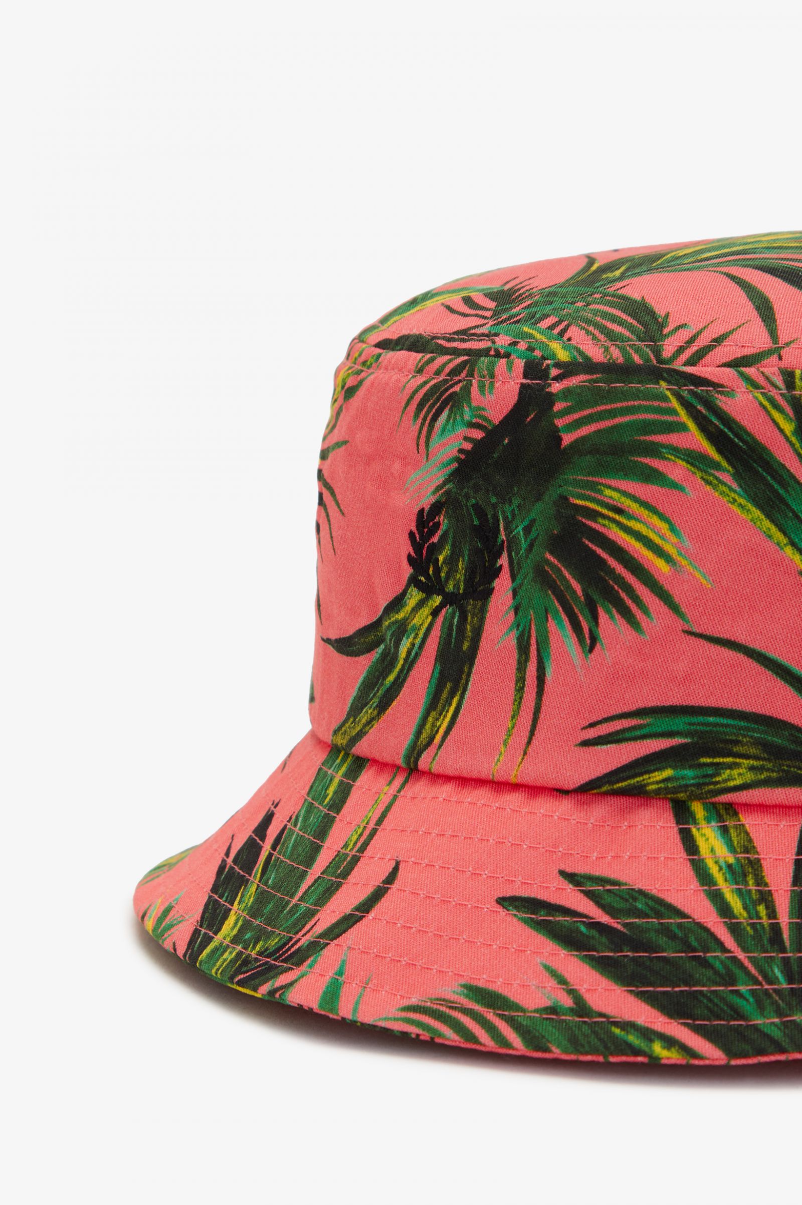 Amy Winehouse FoundationPalm Print Bucket Hat Coral Heat 7039224