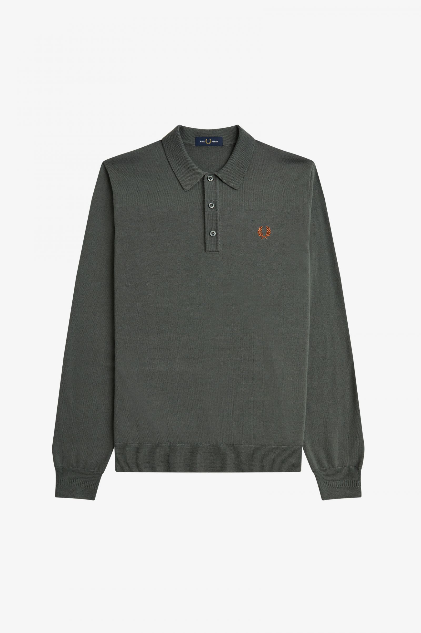 Classic Knitted Shirt Field Green 7038646