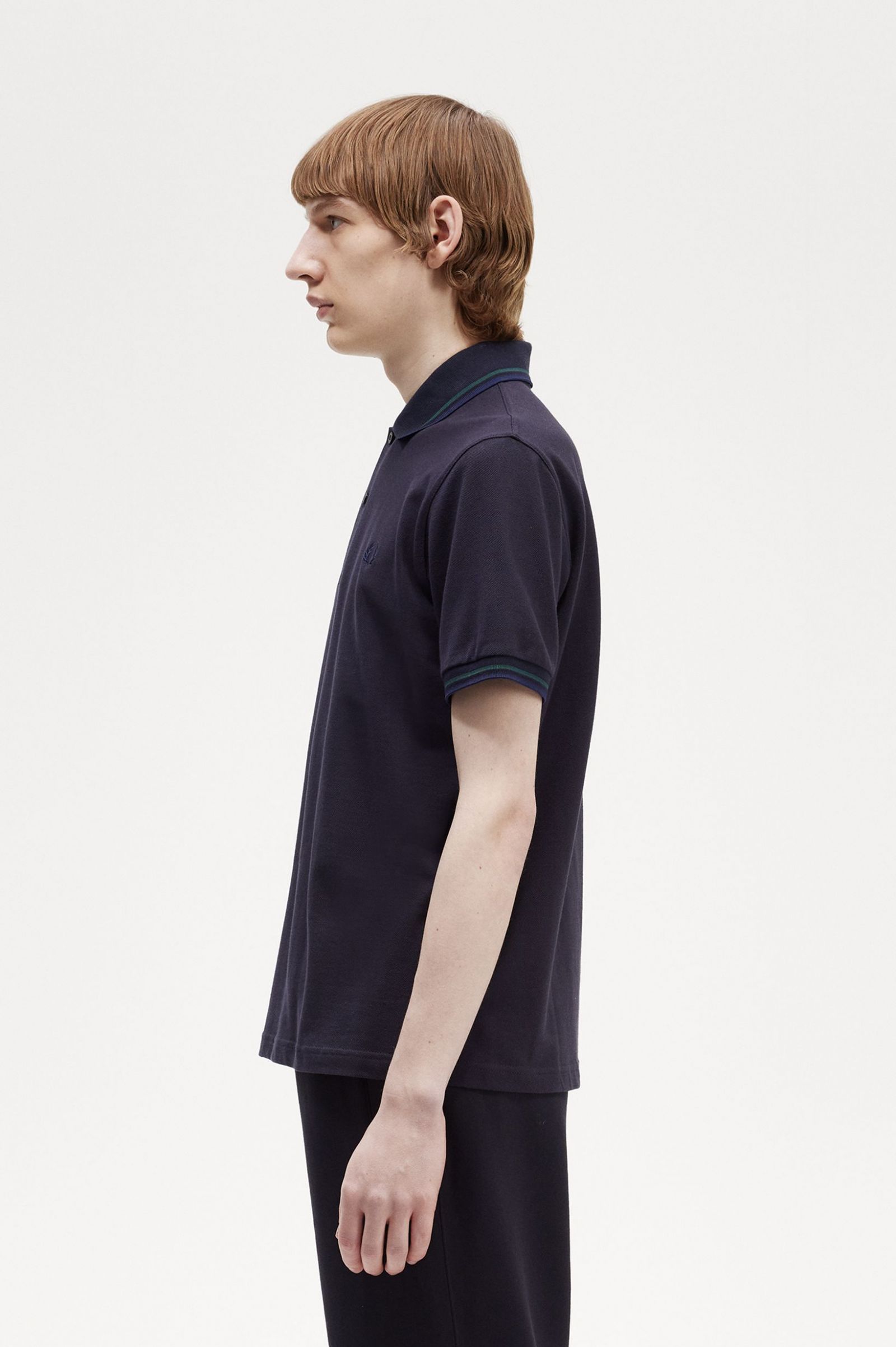 The Fred Perry ShirtM12 Navy / Petrol Blue / French Navy 7039101