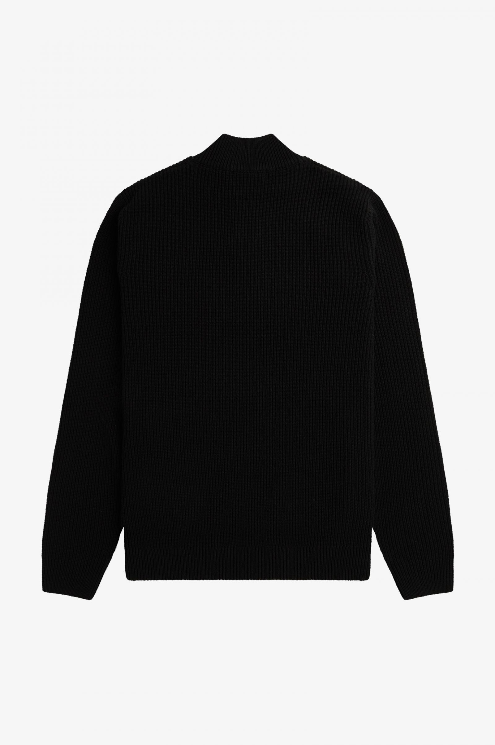 Textured Half Zip Jumper Black 7038319
