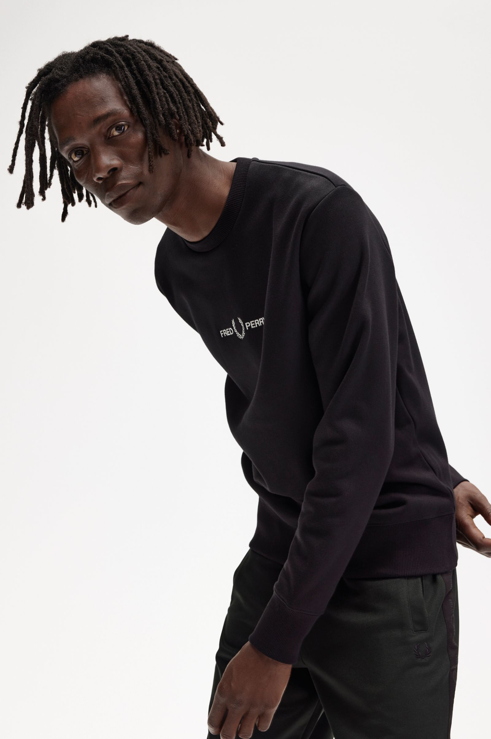 Embroidered Sweatshirt Black 7038841