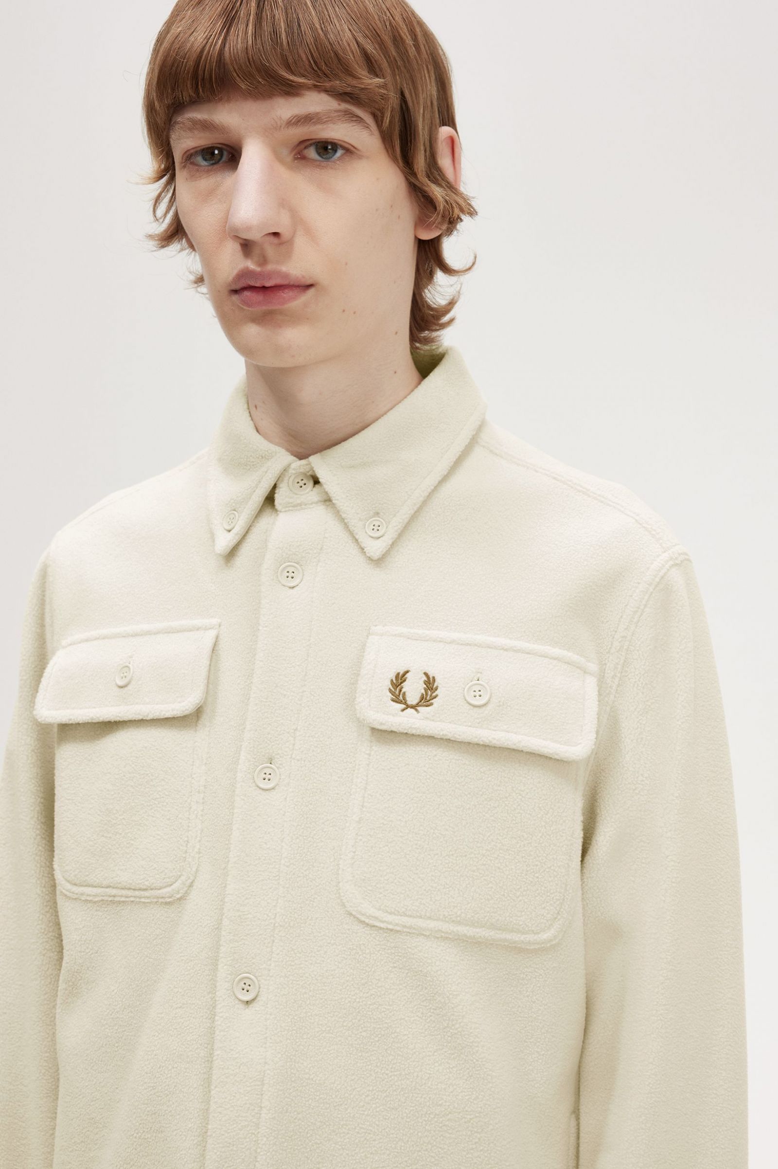 Fleece Overshirt Oatmeal 7038486