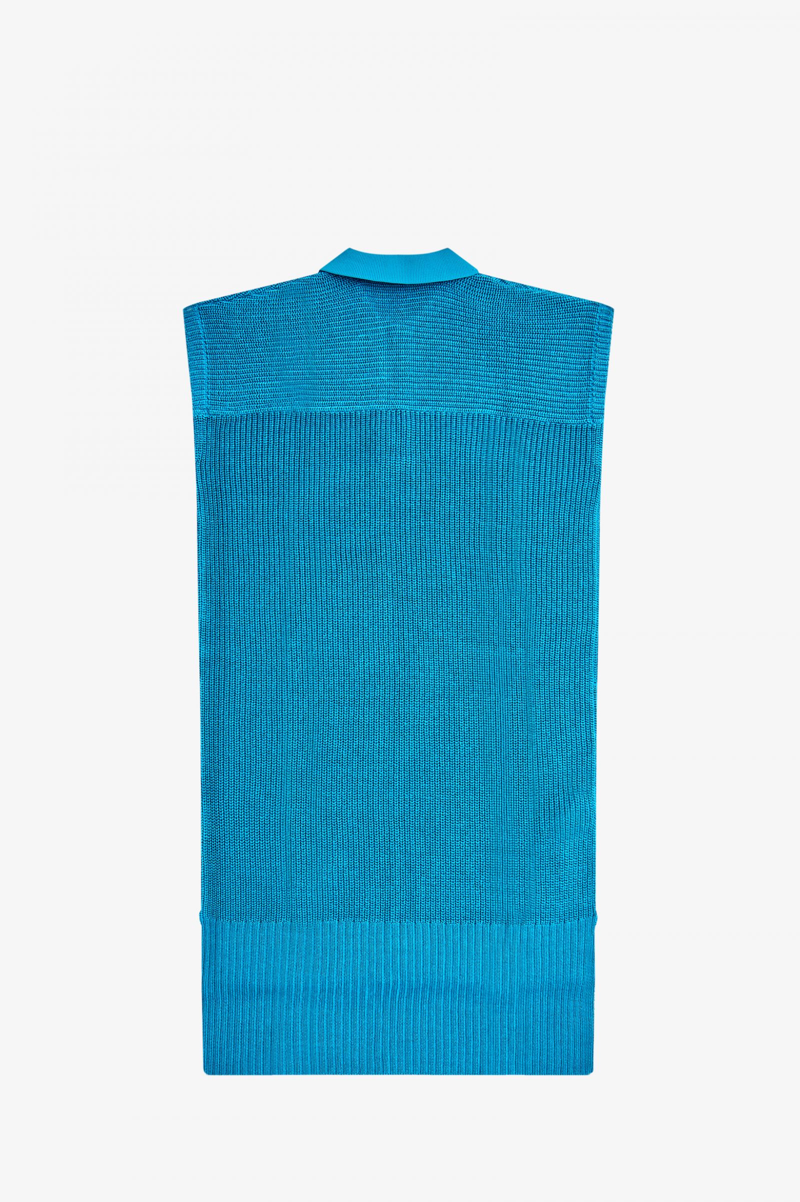 Knitted Shirt Dress Cyber Blue 7039287