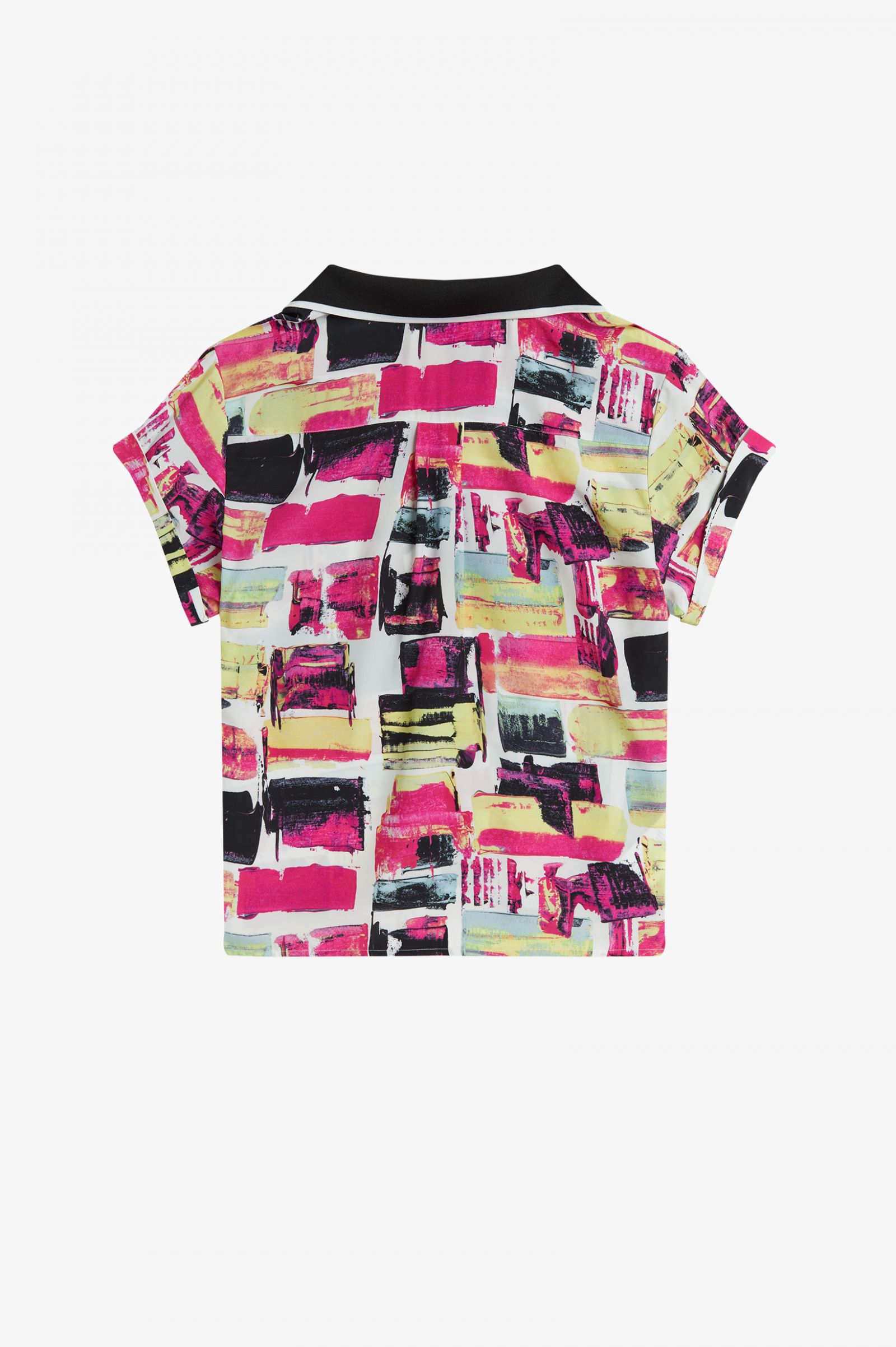 Amy Winehouse FoundationPrinted Bowling Shirt Black 7037921