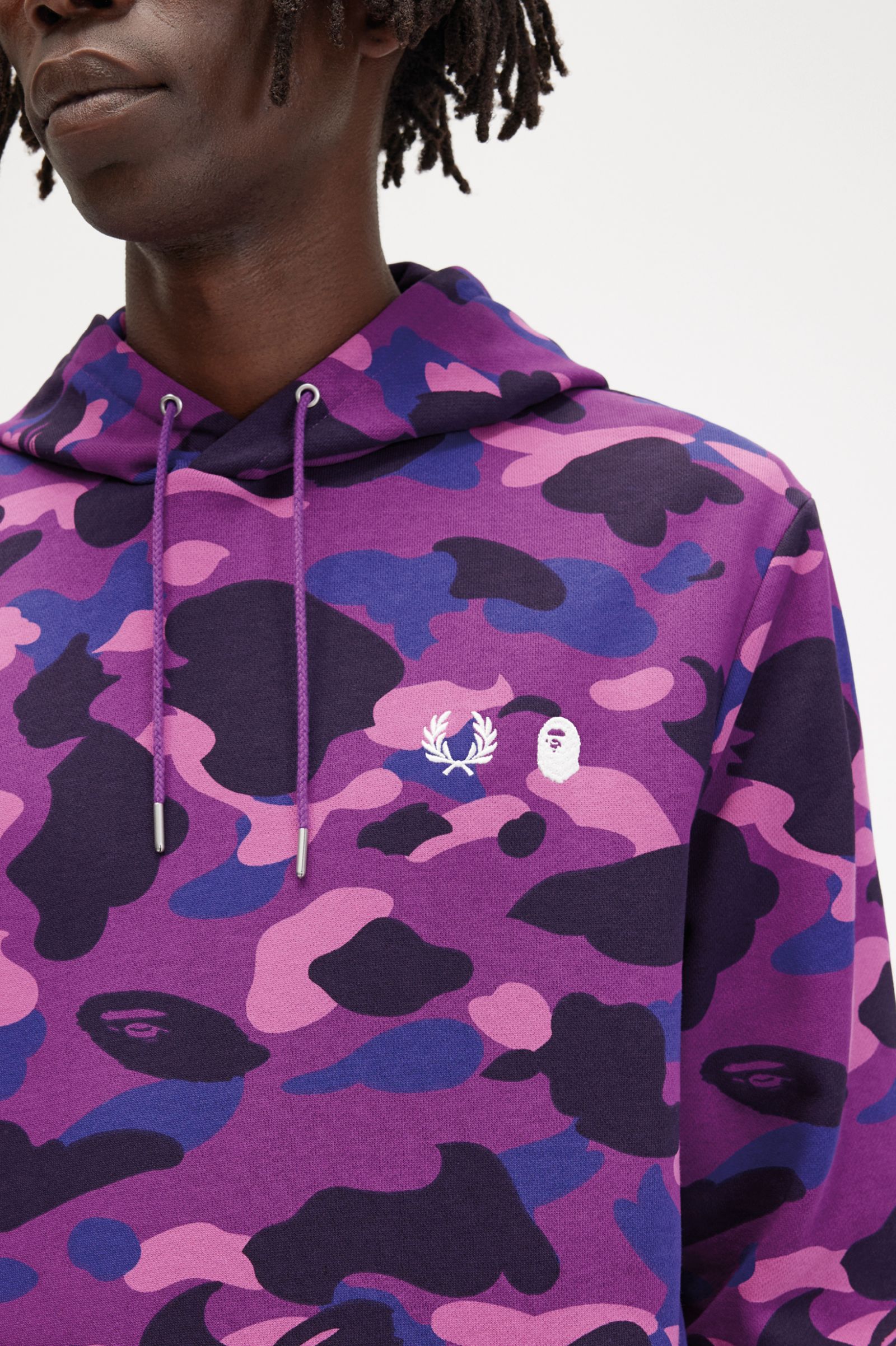 A Bathing Ape?Camouflage Hooded Sweatshirt Black 7038239