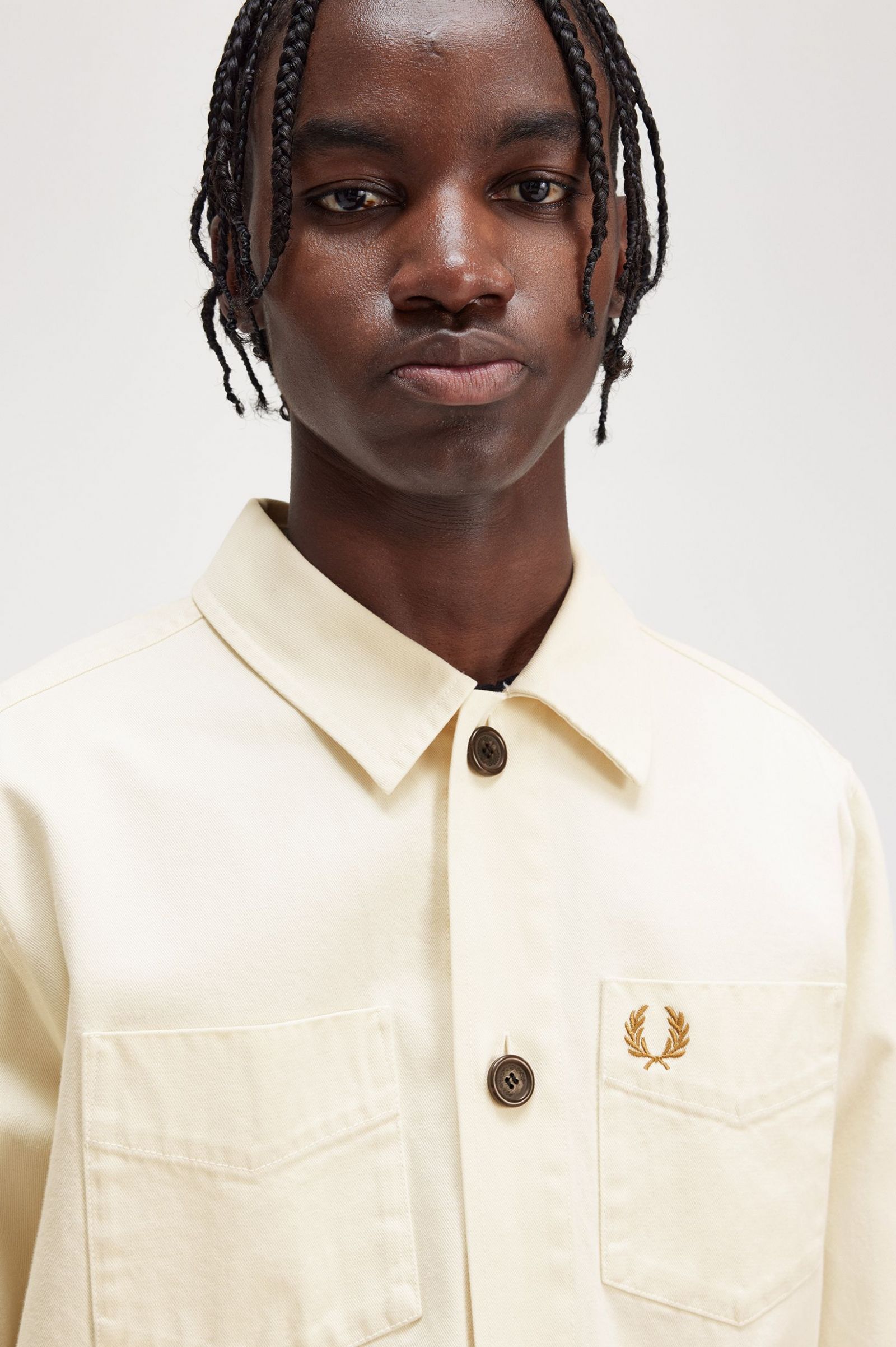 Twill Overshirt Ecru 7038482