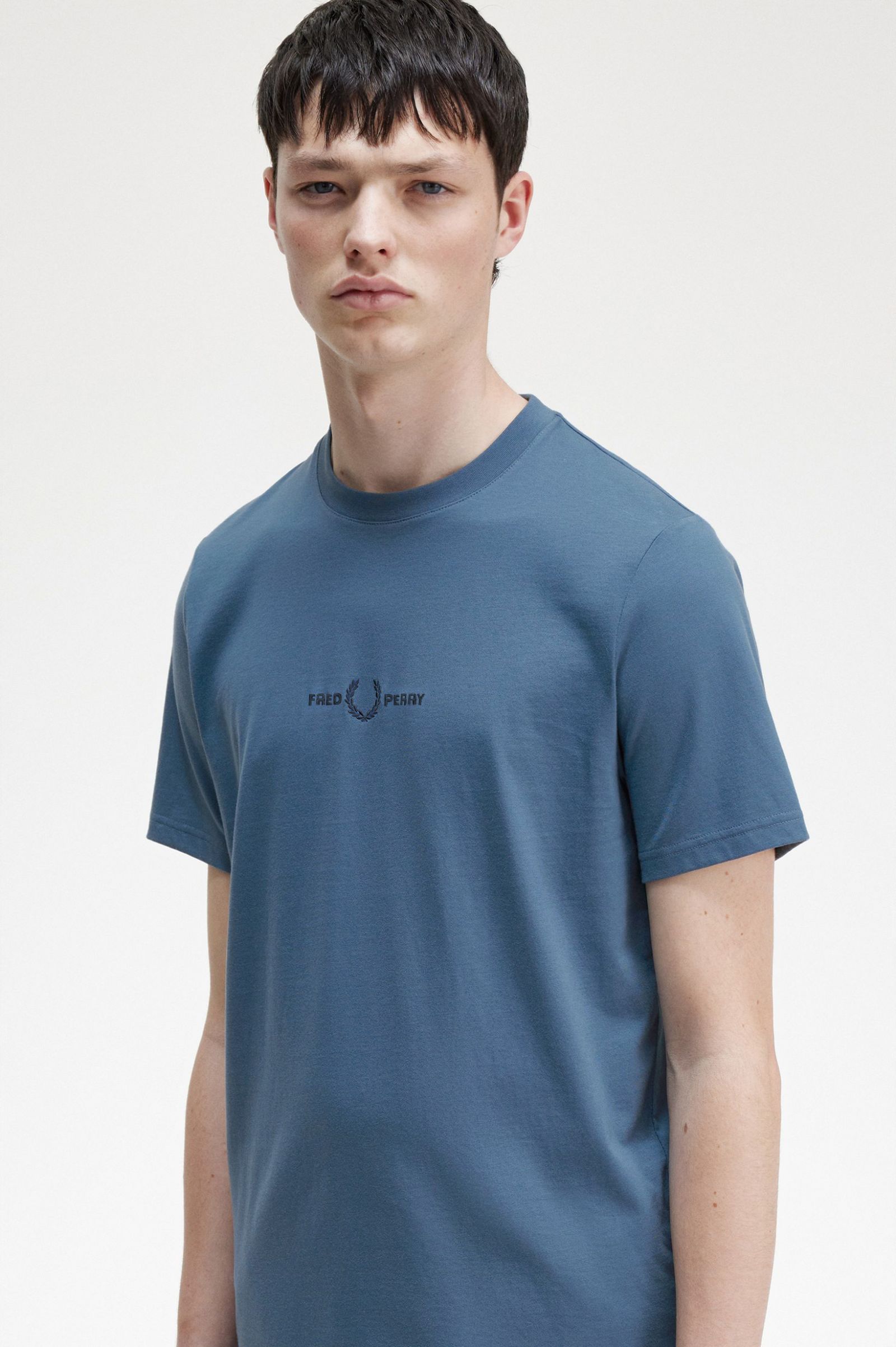 Embroidered T-Shirt Midnight Blue 7038965