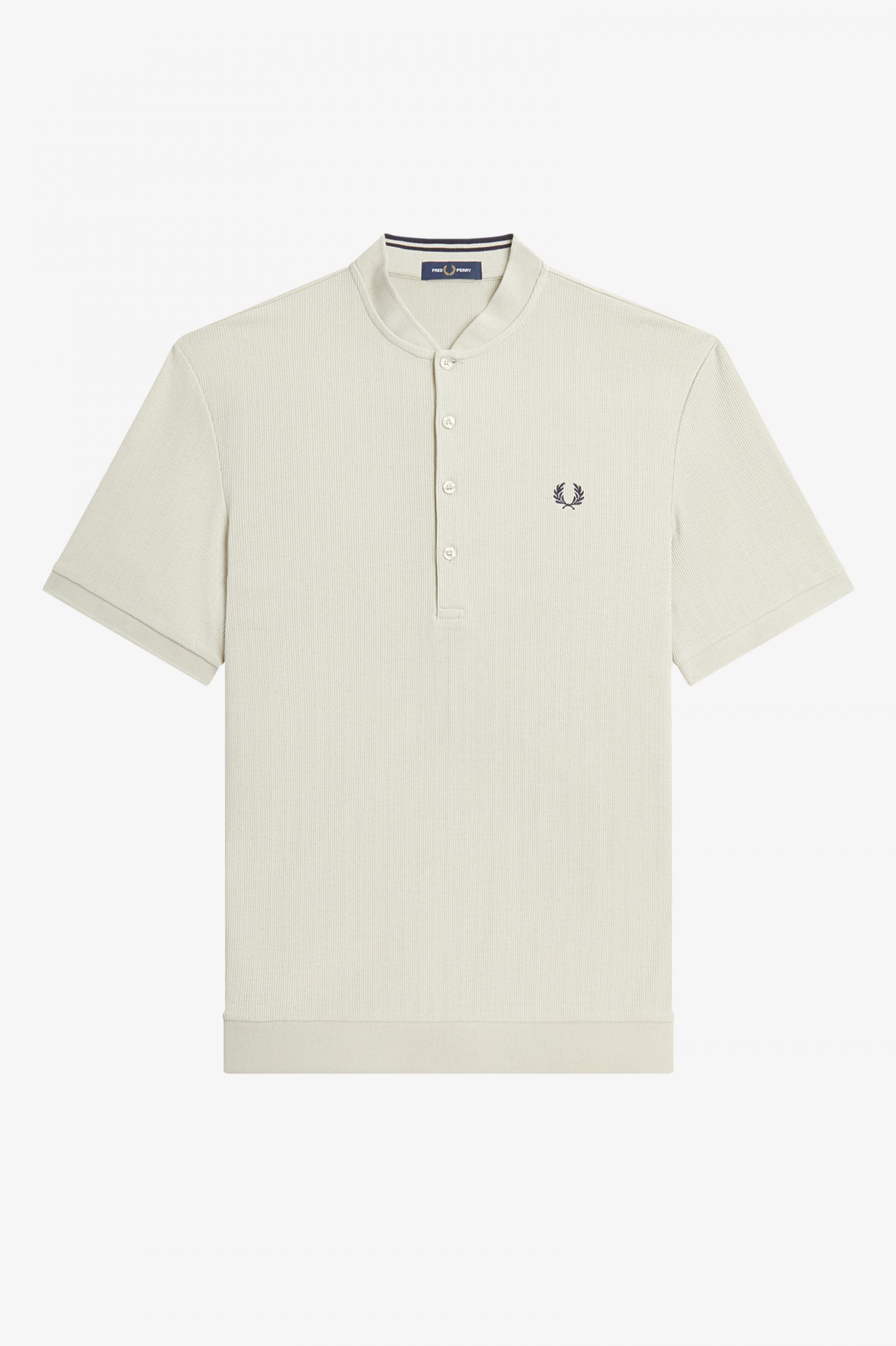 Henley Polo Shirt Light Oyster 7038974