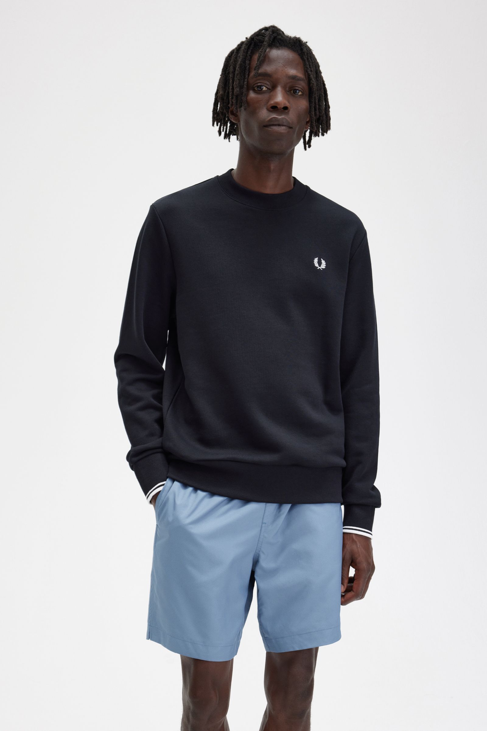 Crew Neck Sweatshirt Black 7038875