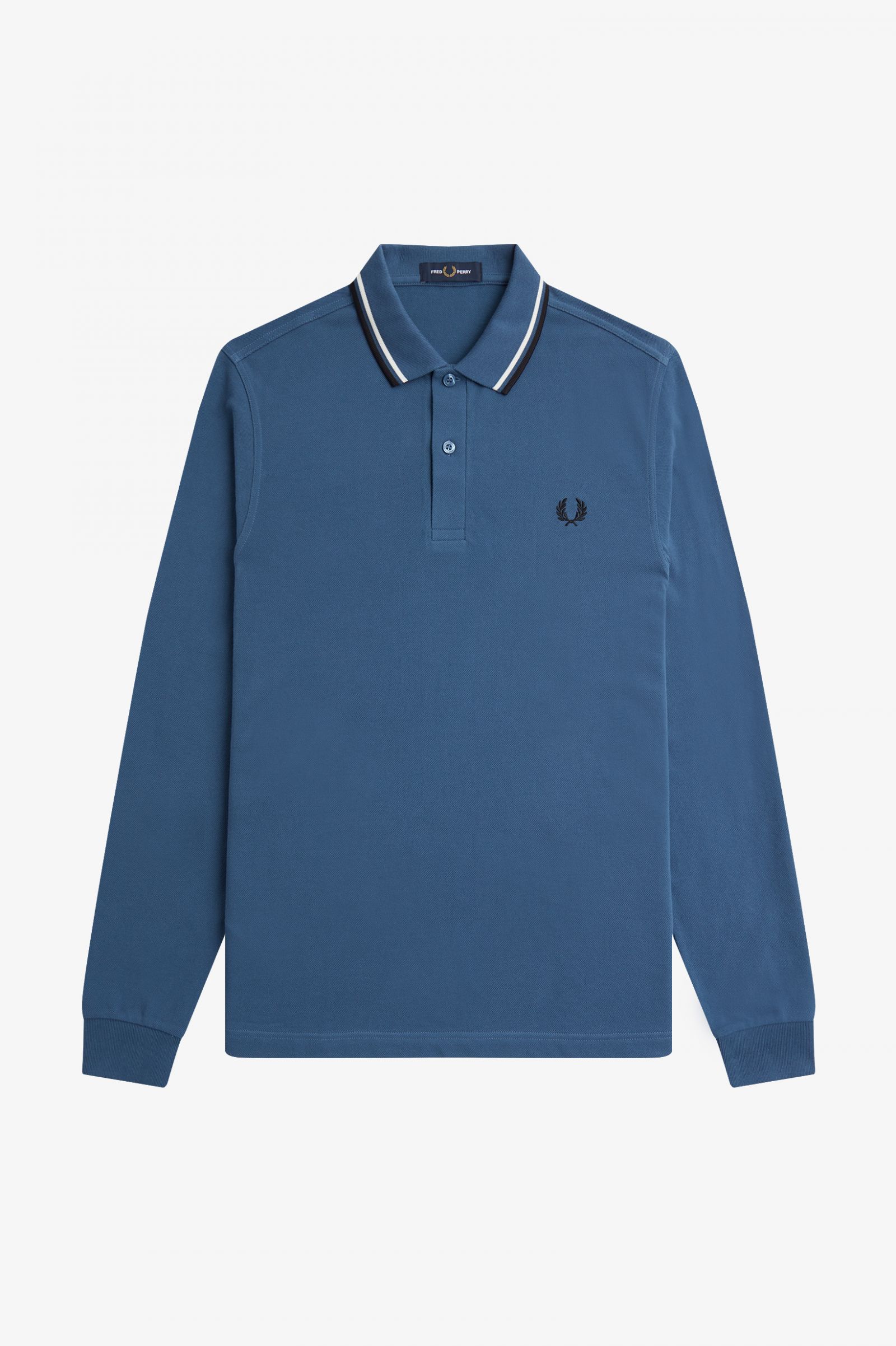 The Fred Perry ShirtM3636 Midnight Blue / Snow White / Black 7038592