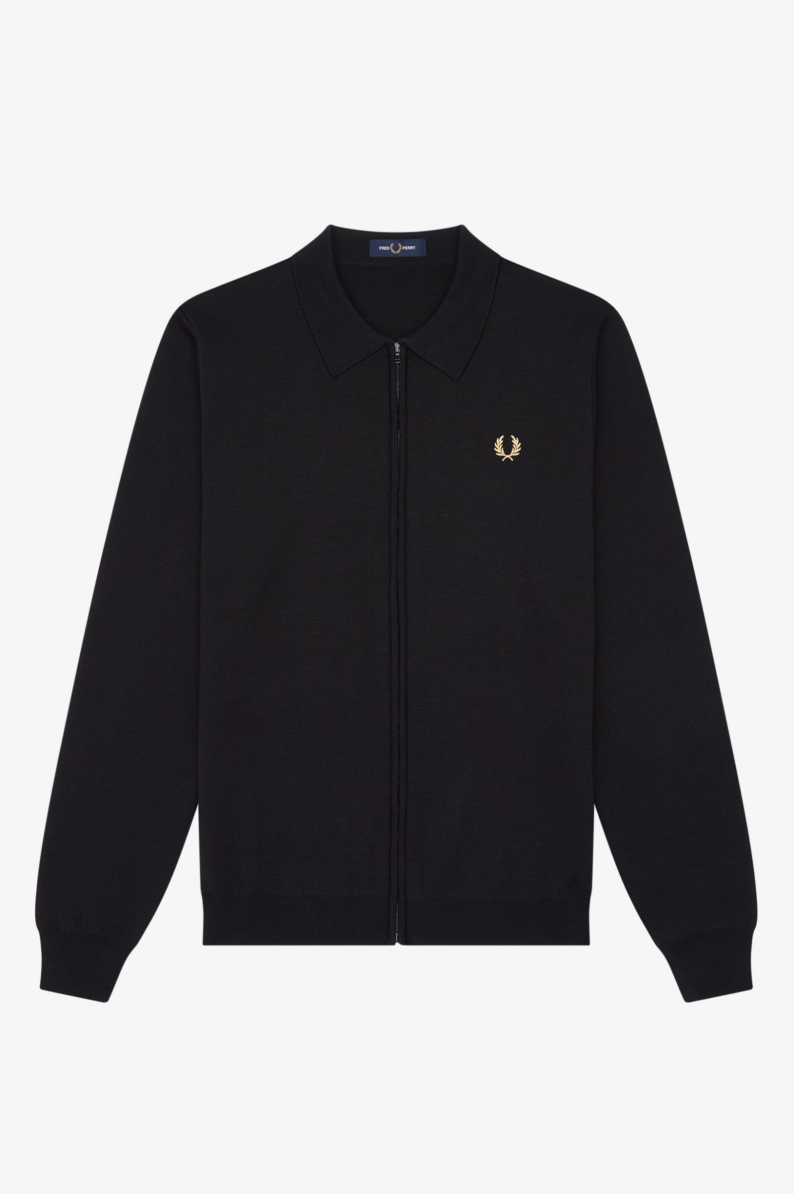 ReissuesZip Through Cardigan Black 7037902