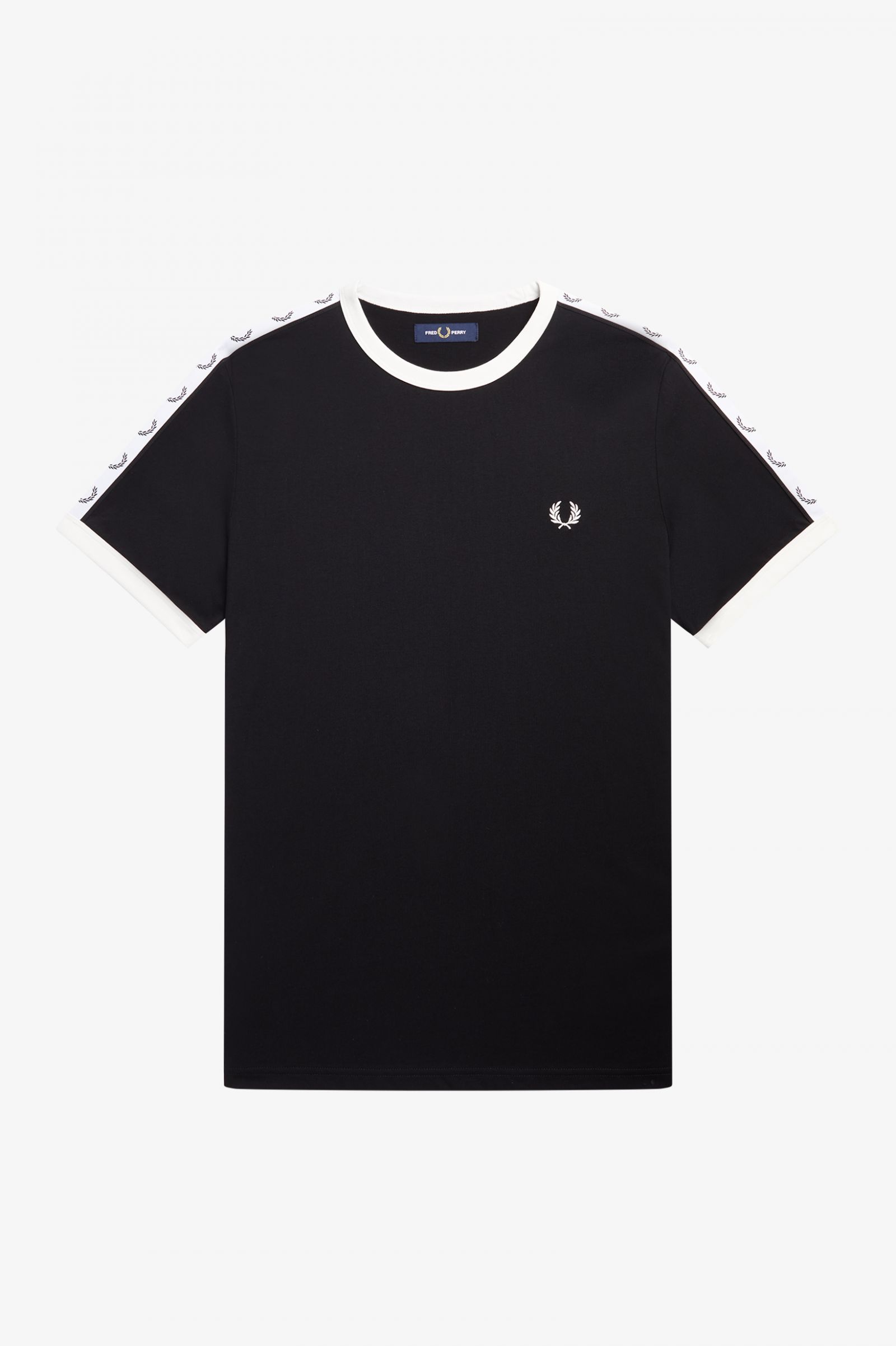 Taped Ringer T-Shirt Black 7038910