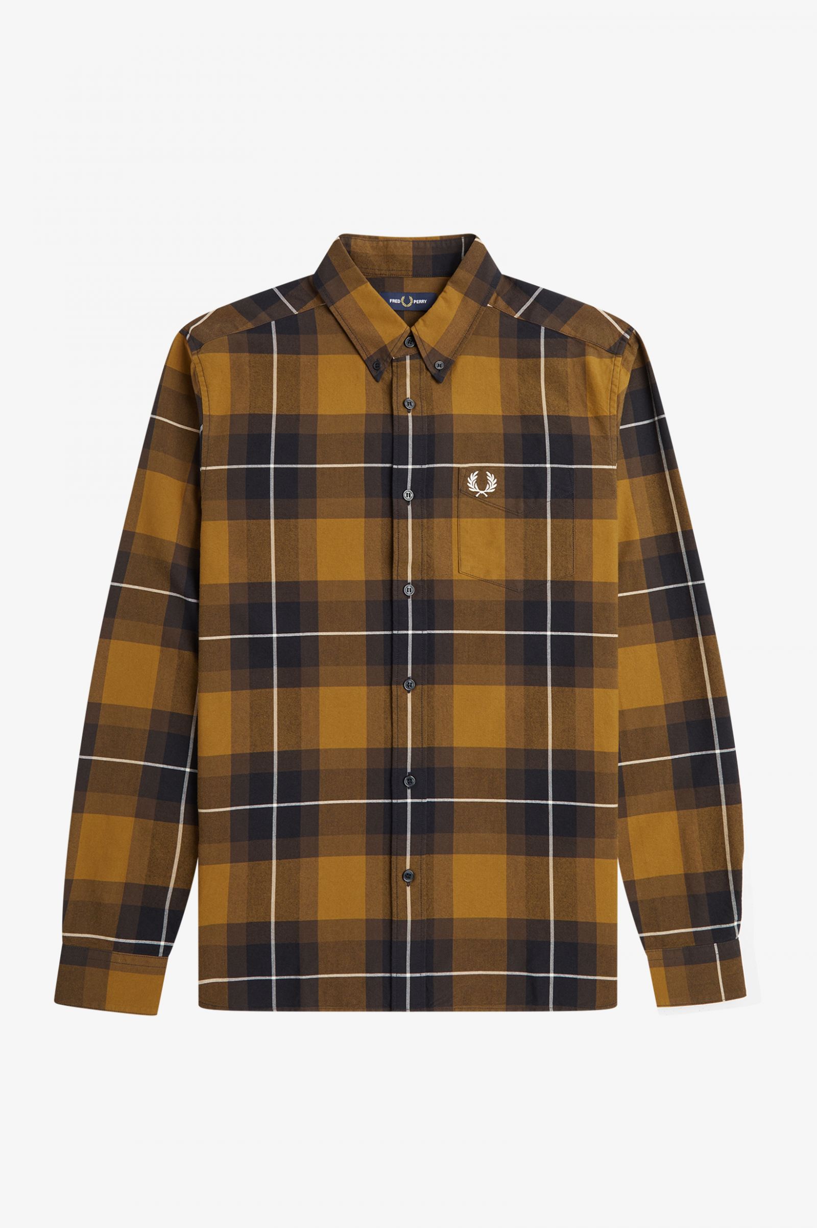 Tartan Shirt Dark Caramel 7038731