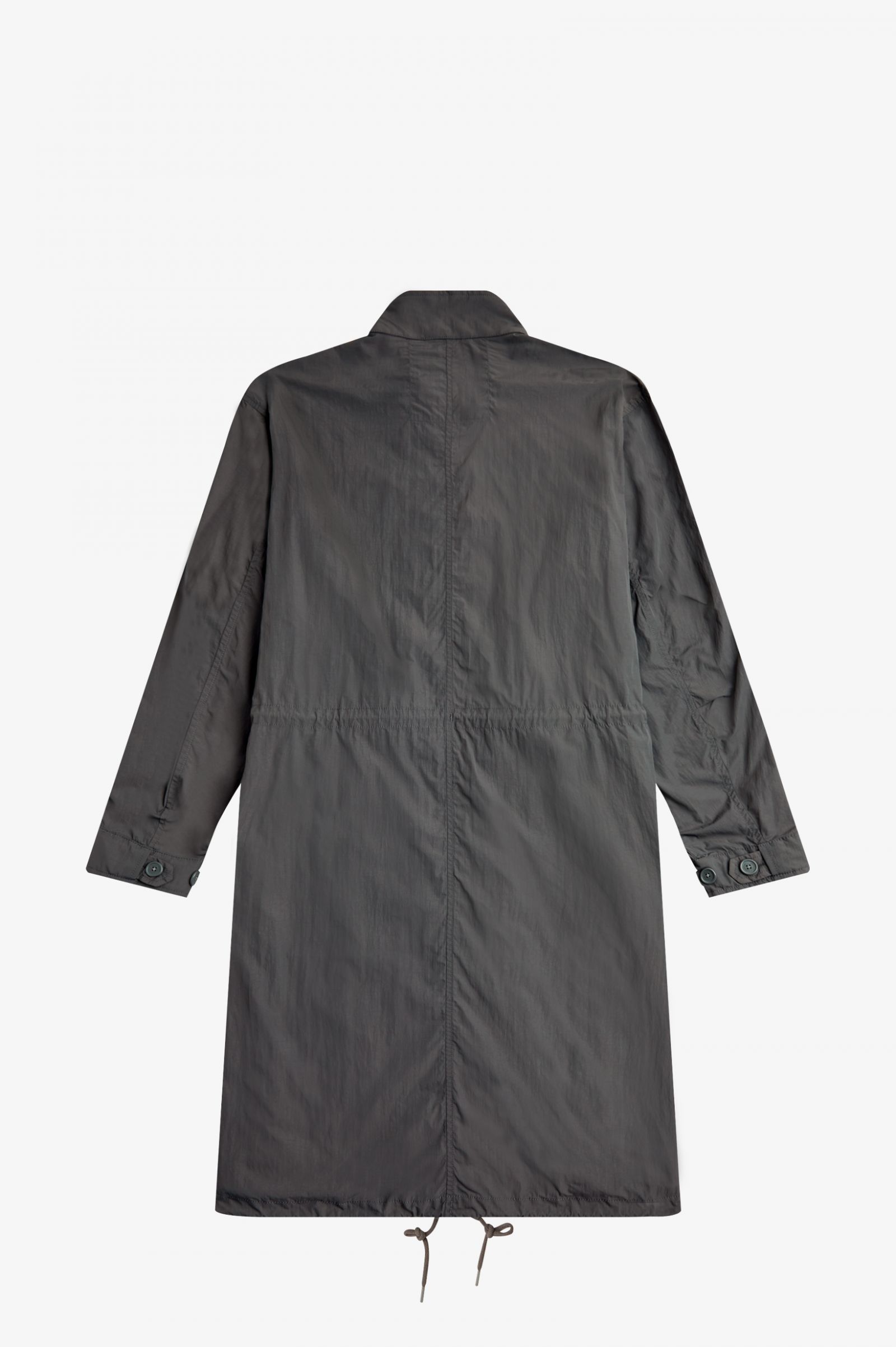 Straight Hem Parka Gunmetal 7038266