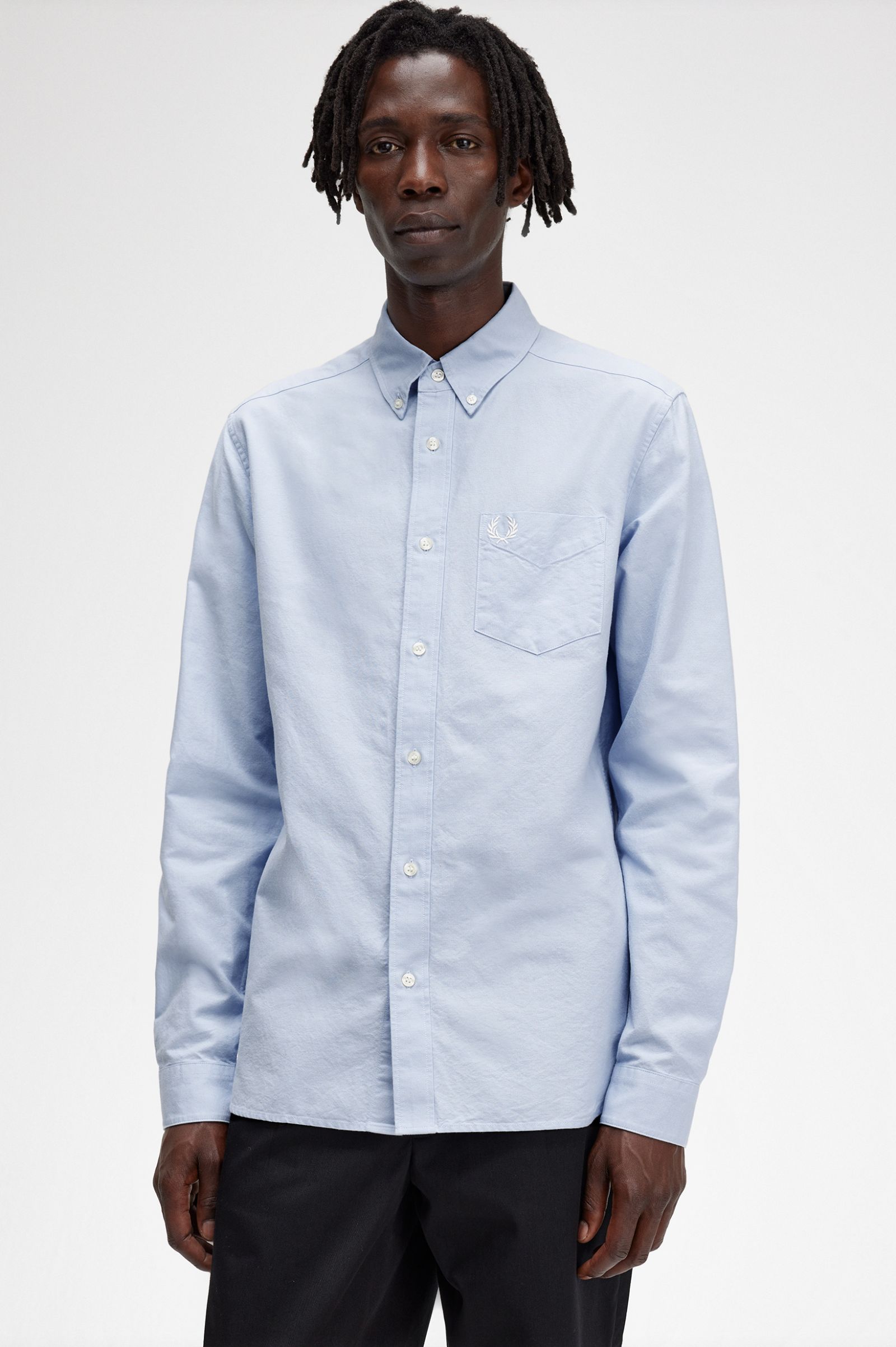Oxford Shirt Light Smoke 7038728