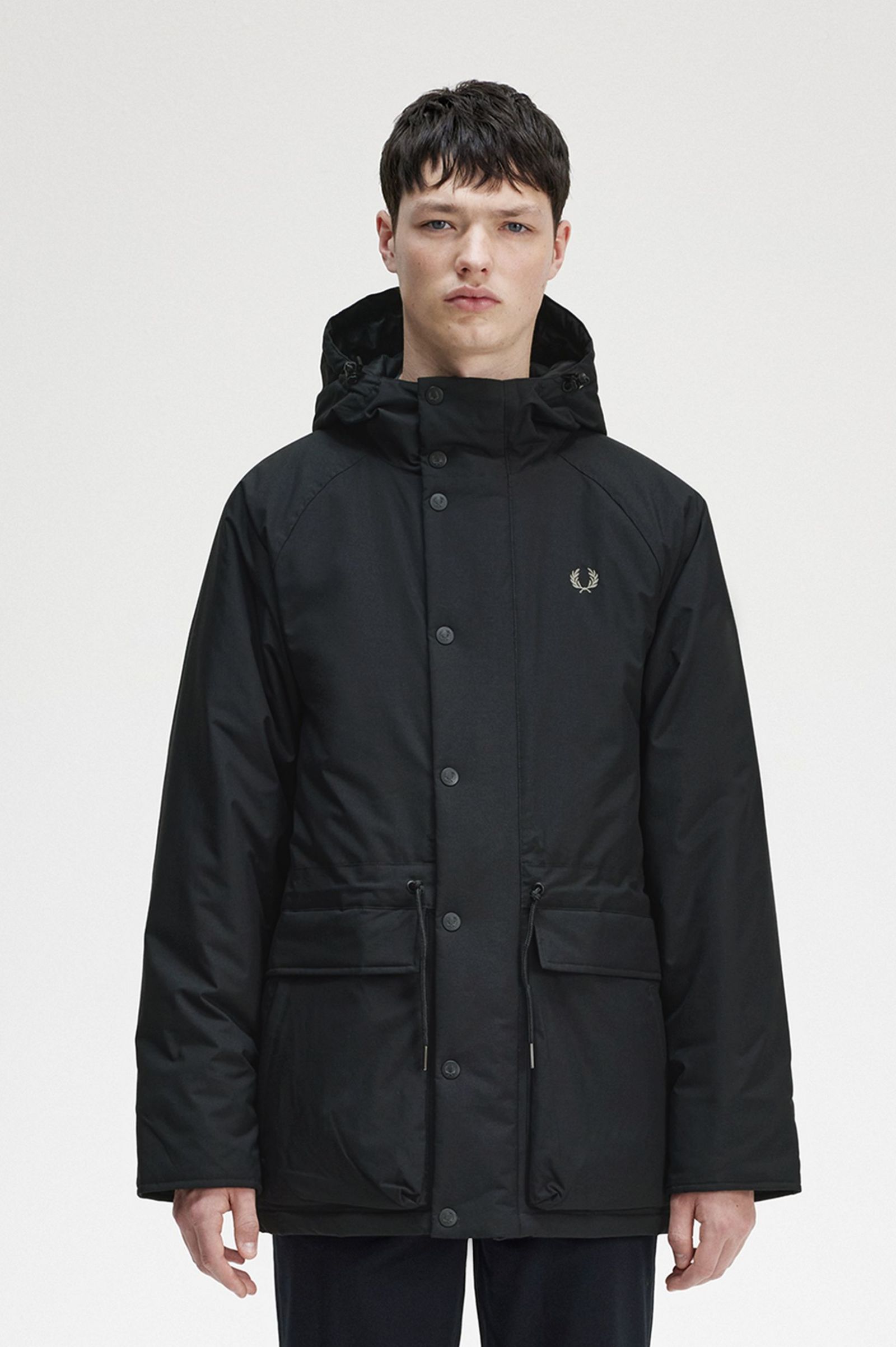 Padded Zip Through Jacket Black 7038296