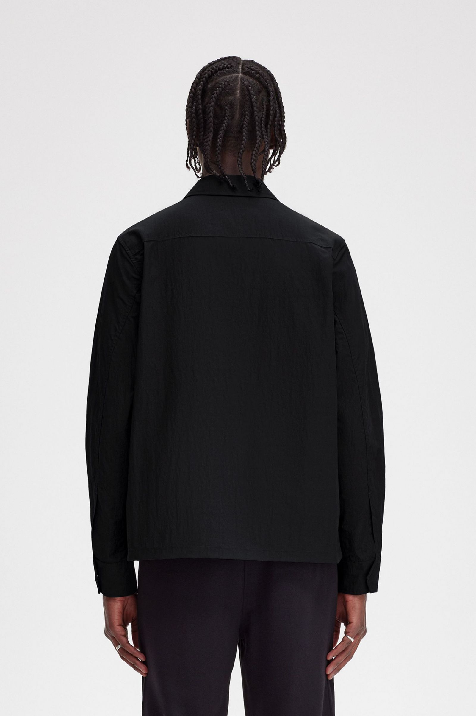 Zip-Through Overshirt Black 7038495