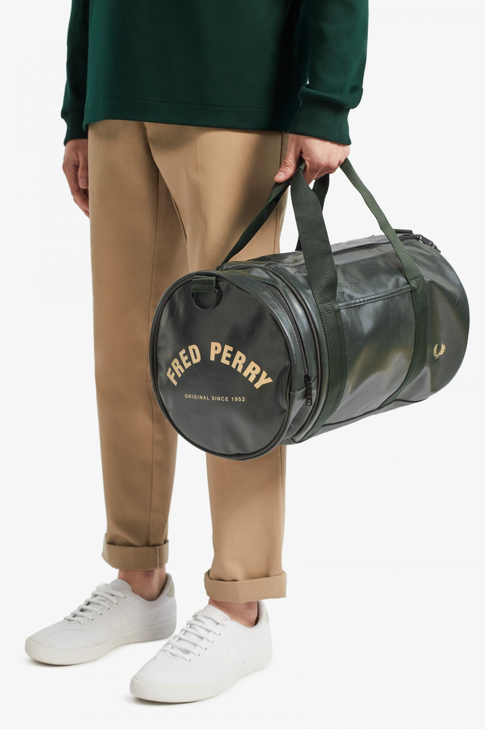 Tonal Barrel Bag Dark Green 7038250