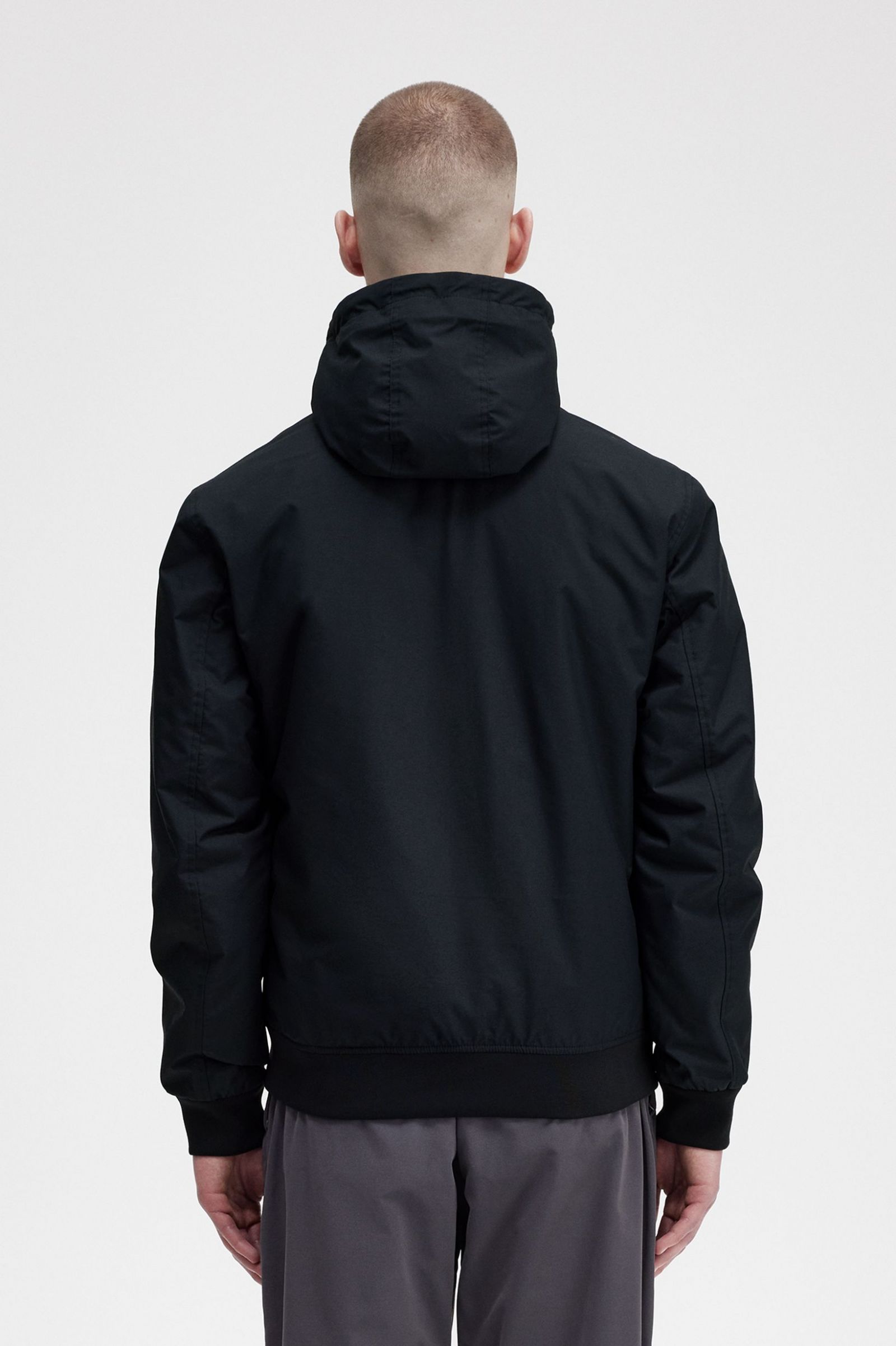 Padded Hooded Brentham Jacket Black / Gunmetal 7038361