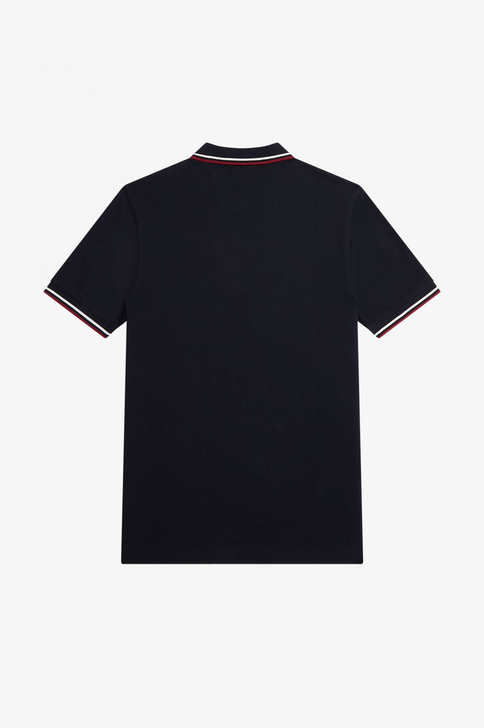The Fred Perry ShirtM3600 Navy / Snow White / Burnt Red 7039034