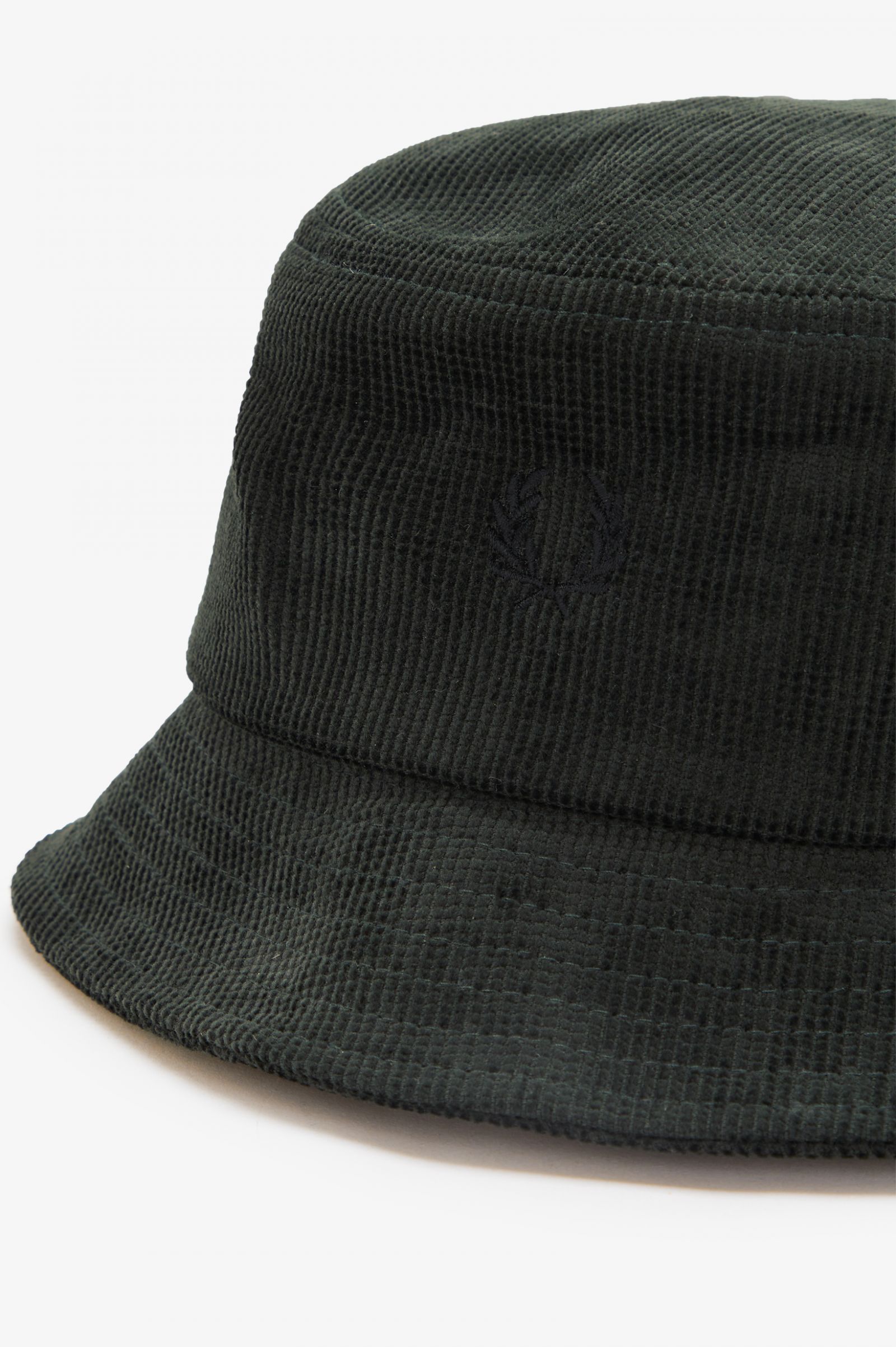 Waffle Cord Bucket Hat Night Green / Black 7037810