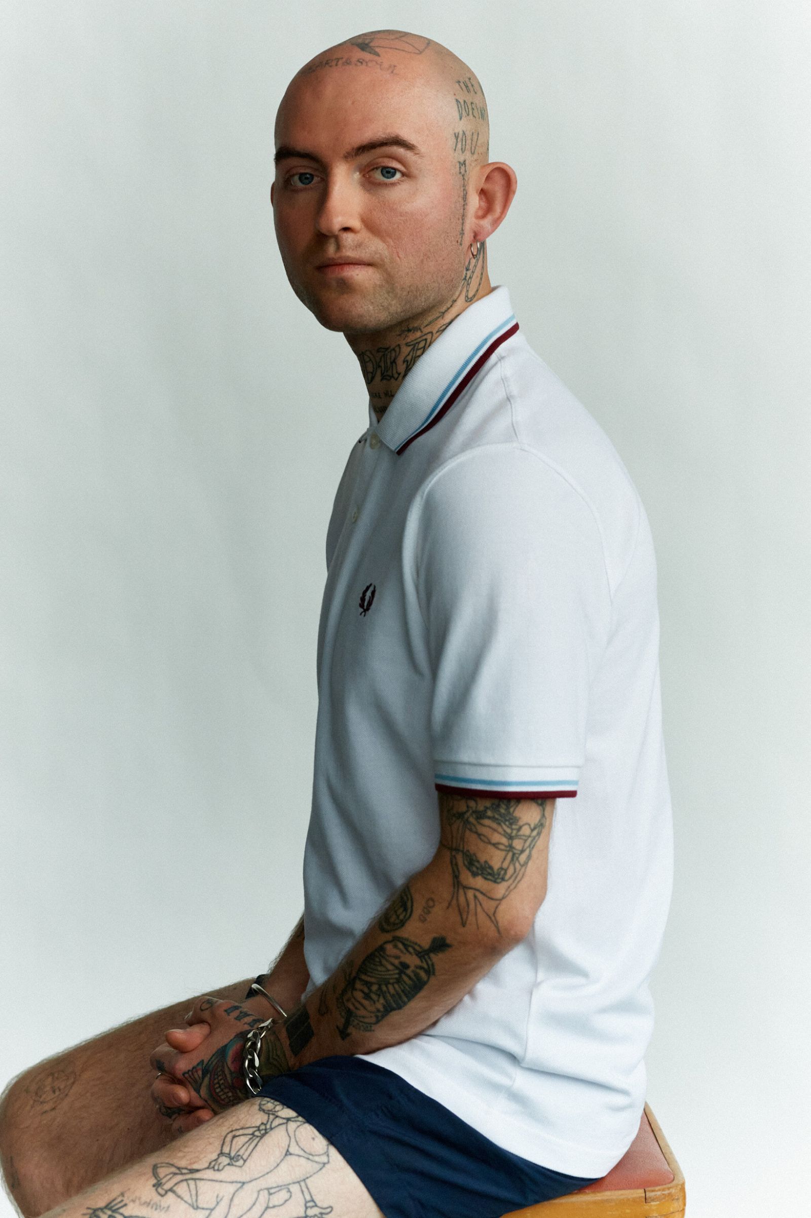 The Fred Perry ShirtM12 White / Ice / Maroon 7038572